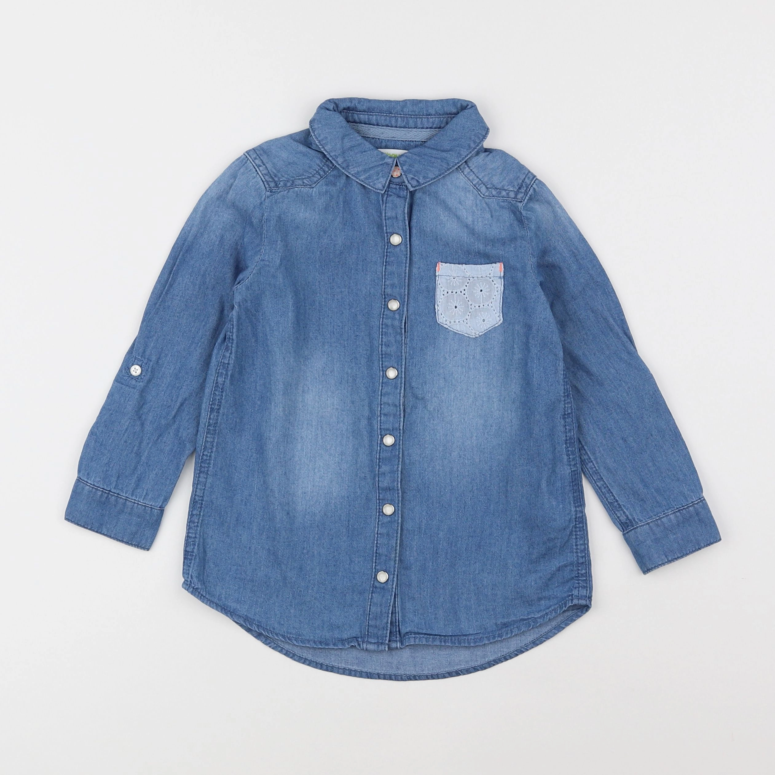 Vertbaudet - chemise bleu - 3 ans