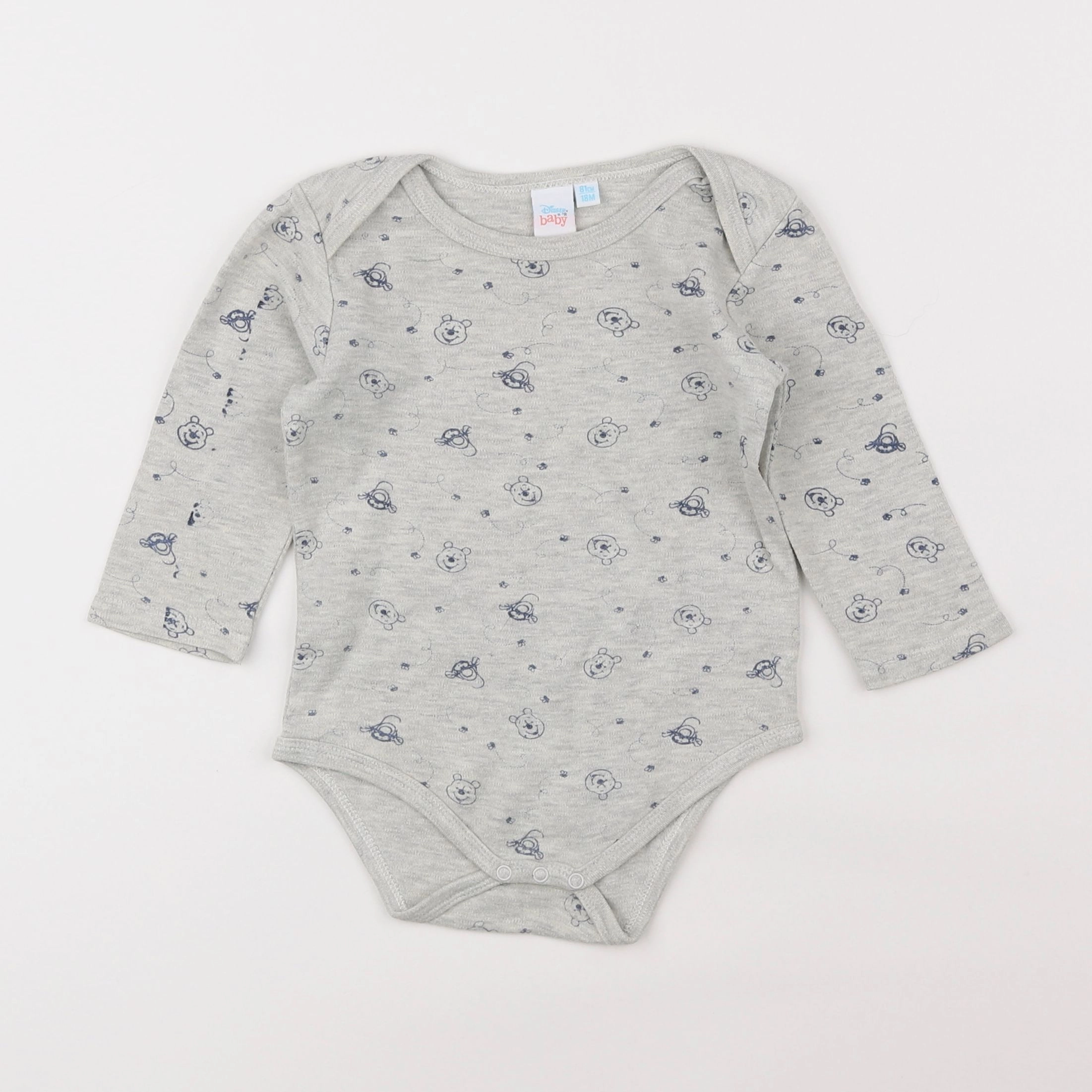 Vertbaudet - body gris - 18 mois