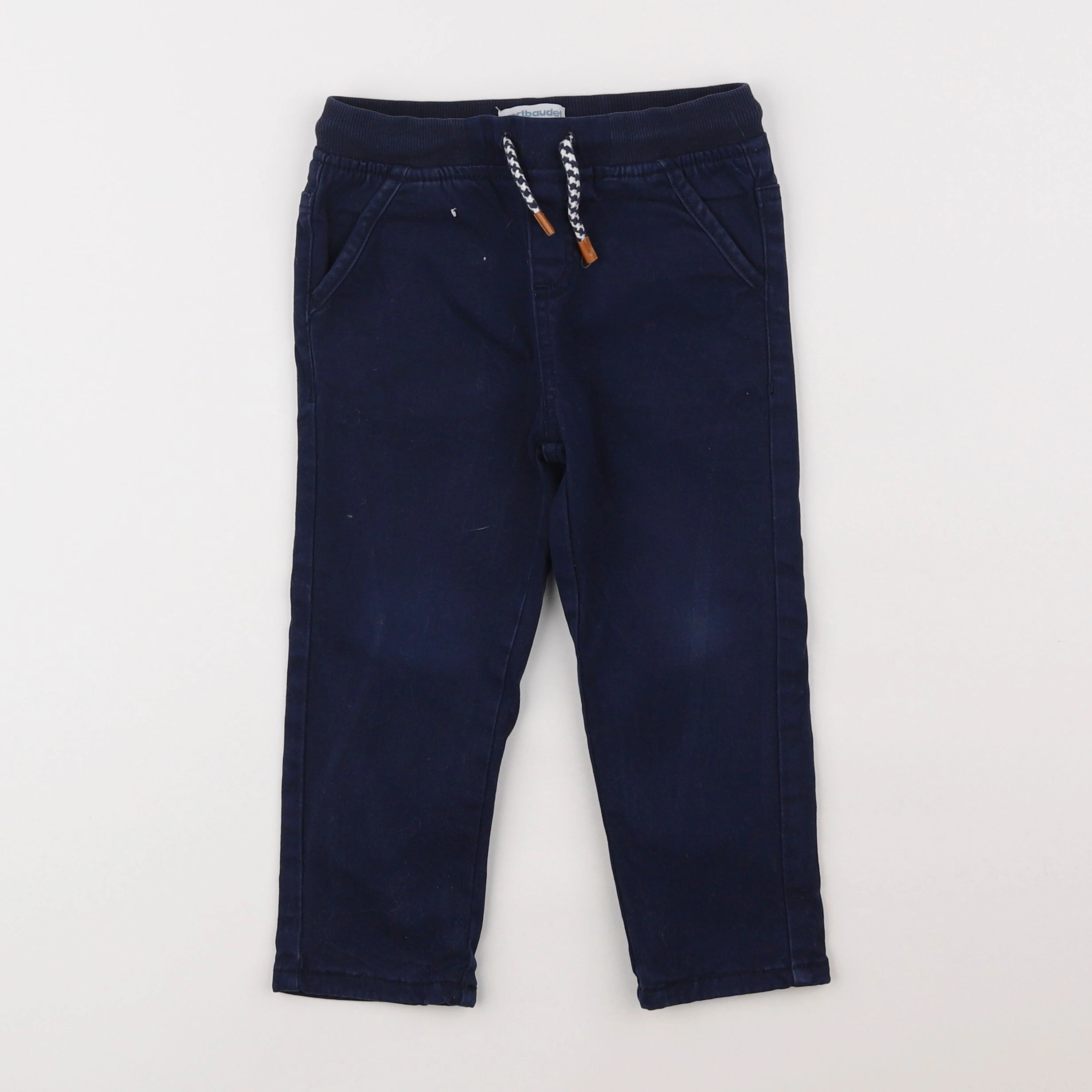 Vertbaudet - pantalon bleu - 3 ans