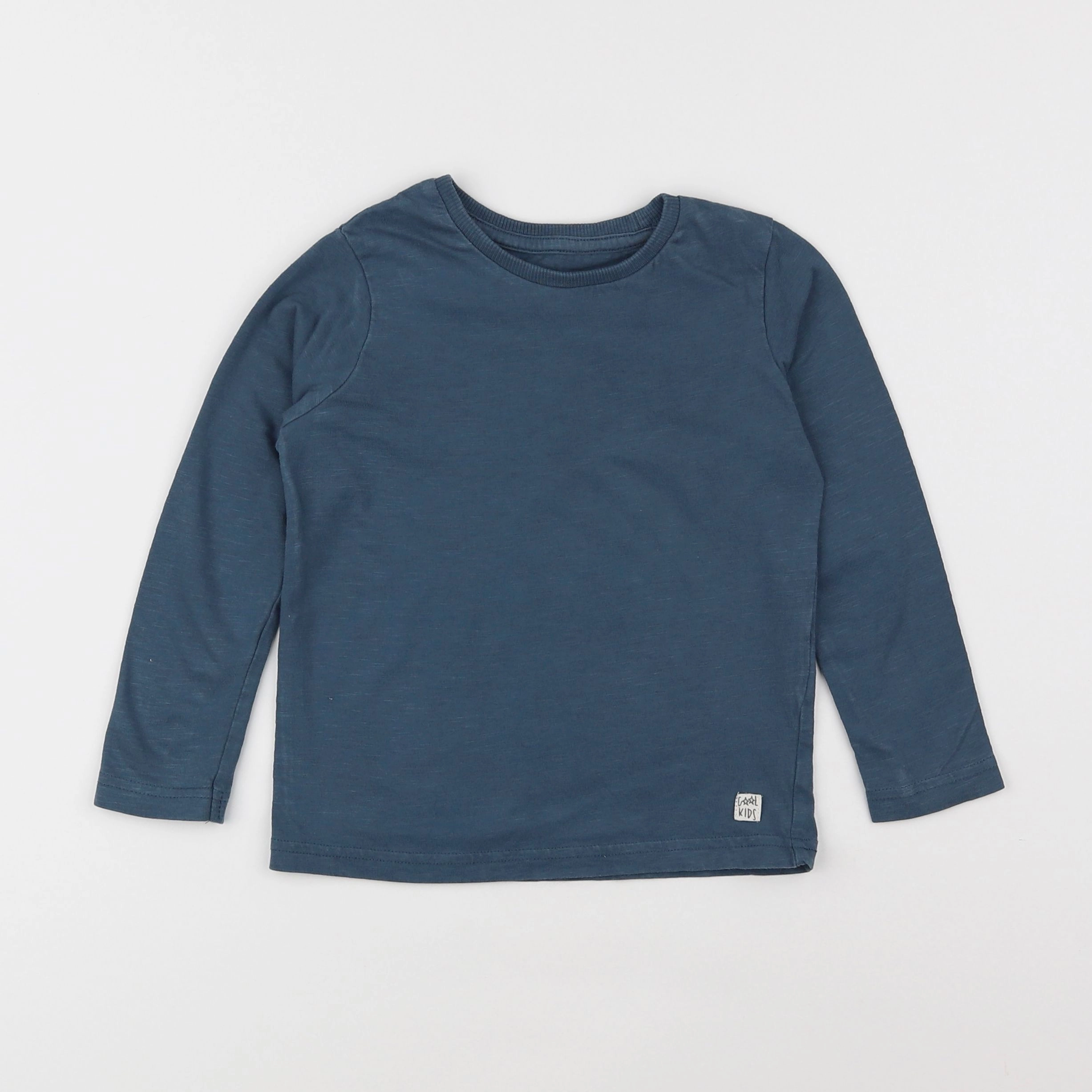 Vertbaudet - tee-shirt bleu - 5 ans