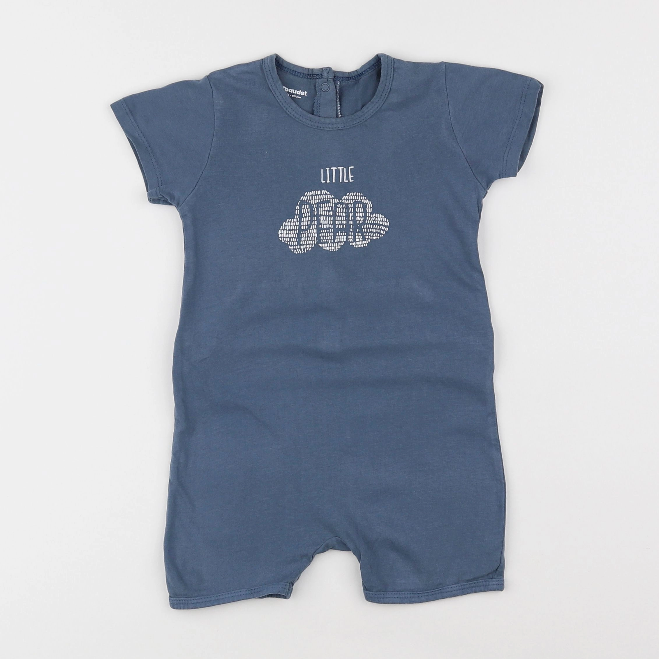 Vertbaudet - pyjama coton bleu - 2 ans