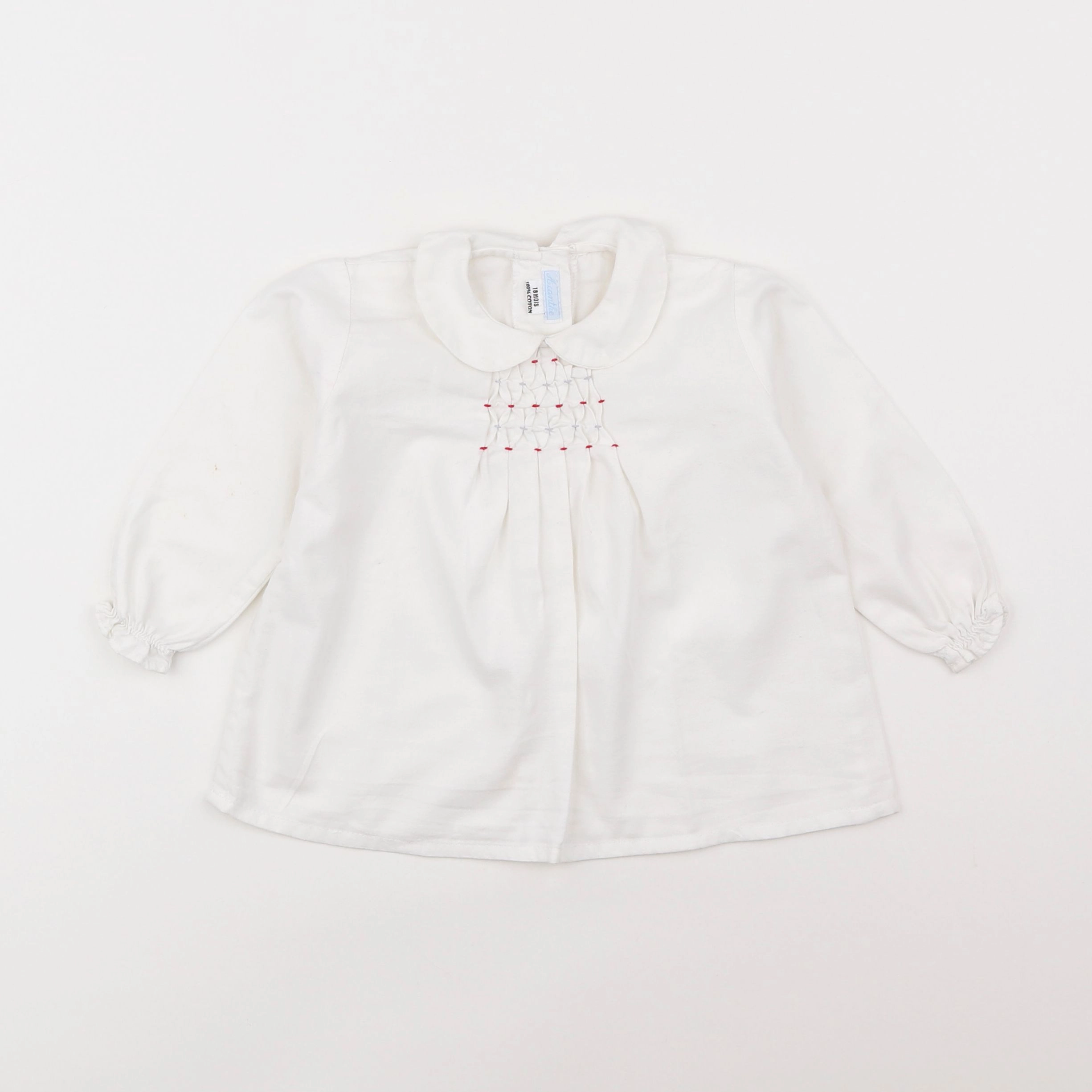 Acanthe - blouse blanc - 18 mois