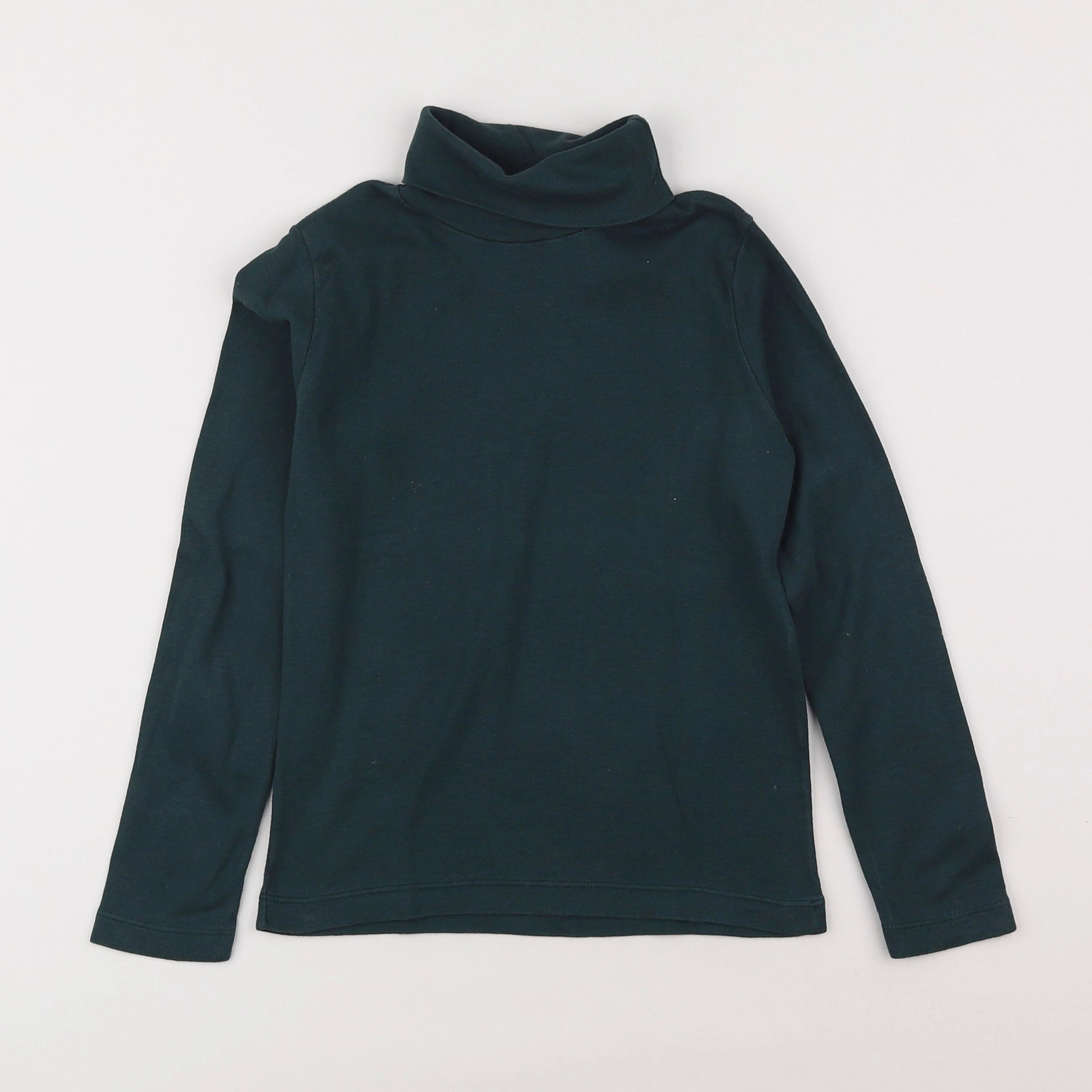 Petit Bateau - sous-pull vert - 8 ans