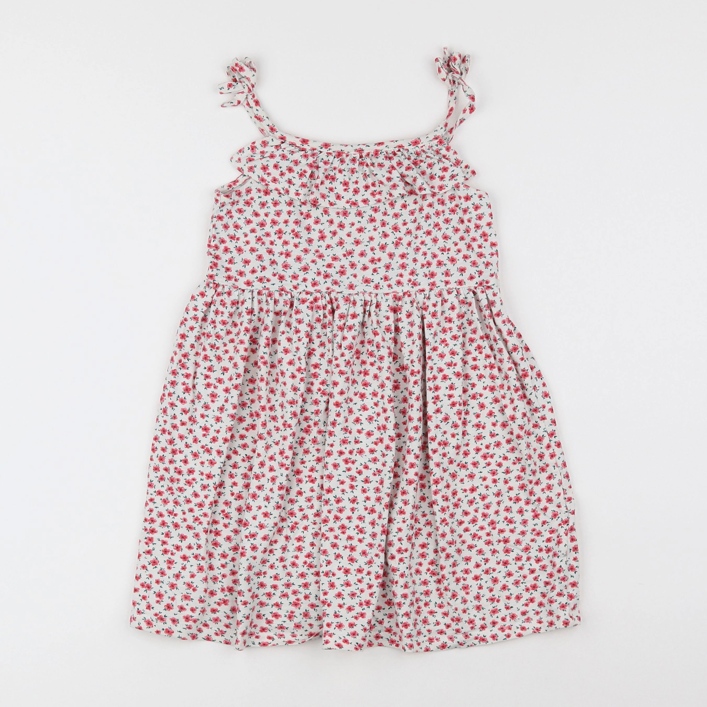 Vertbaudet - robe rouge - 6 ans