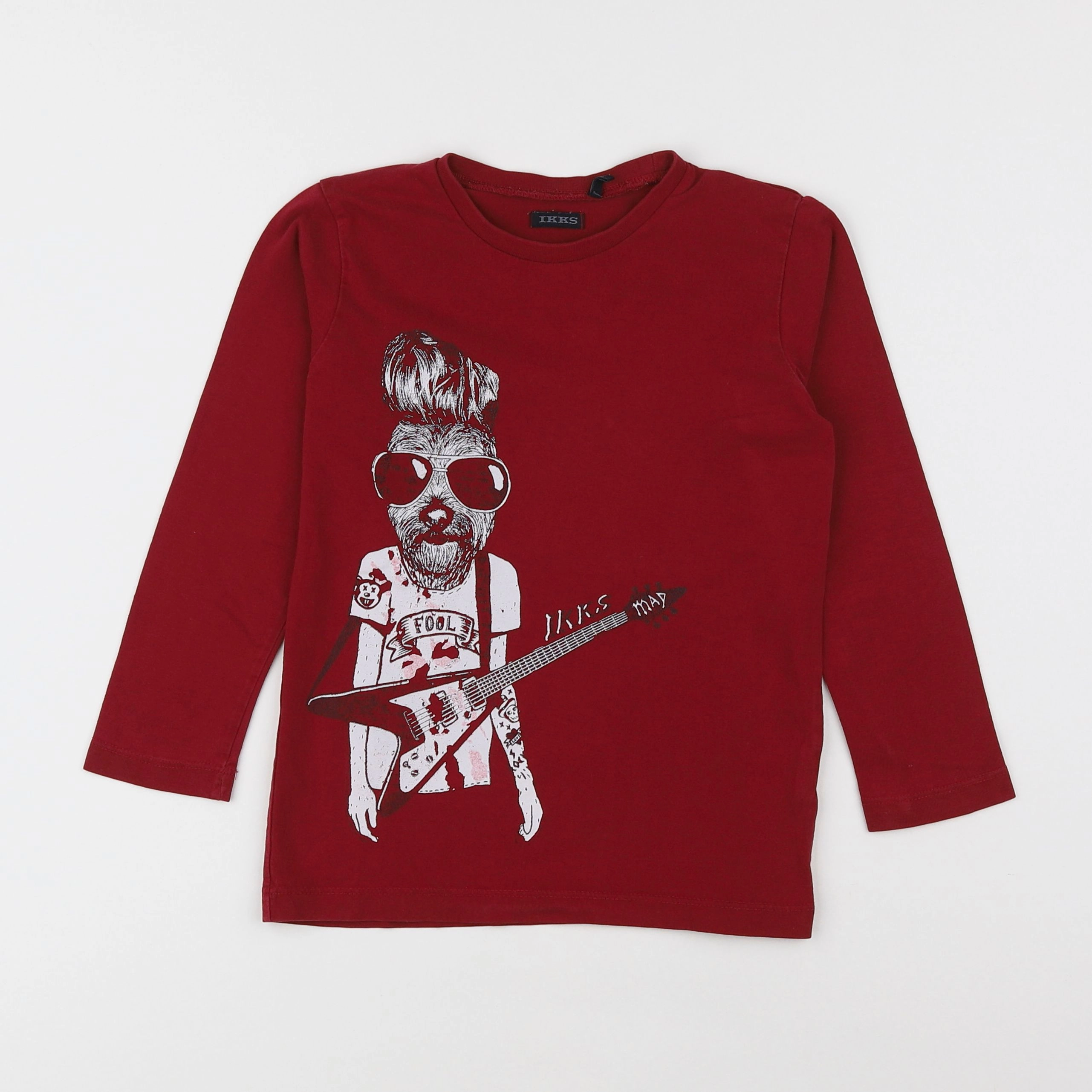 IKKS - tee-shirt rouge - 6 ans