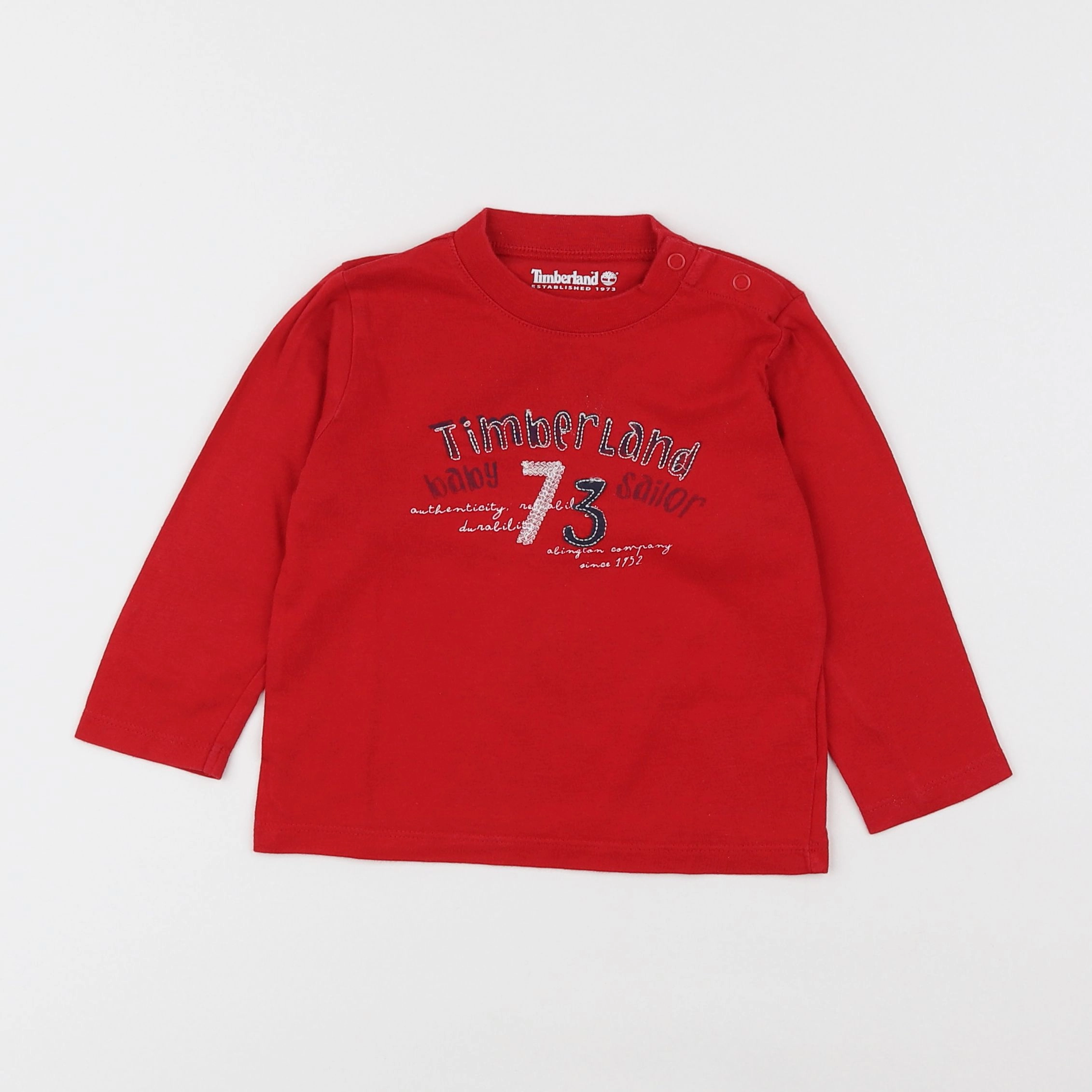 Timberland - sous-pull rouge - 18 mois