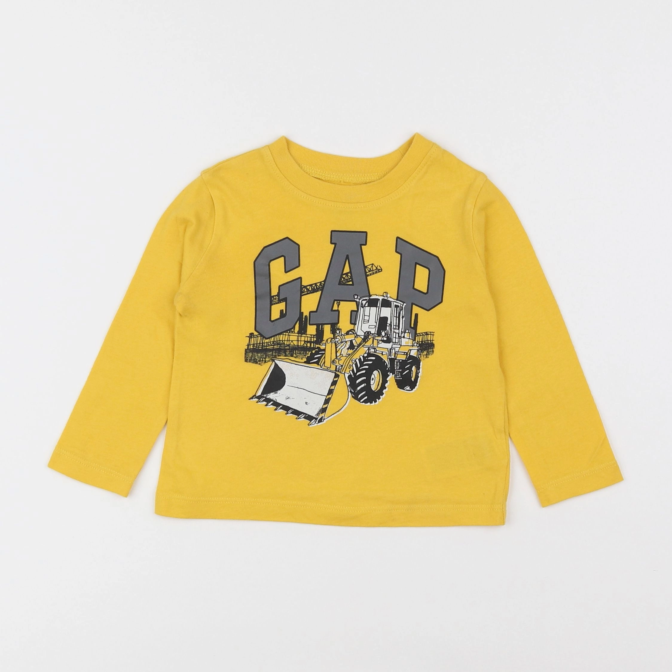 GAP - tee-shirt jaune - 12/18 mois