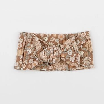 Les petites frenchies - bandeau marron - 6/12 mois