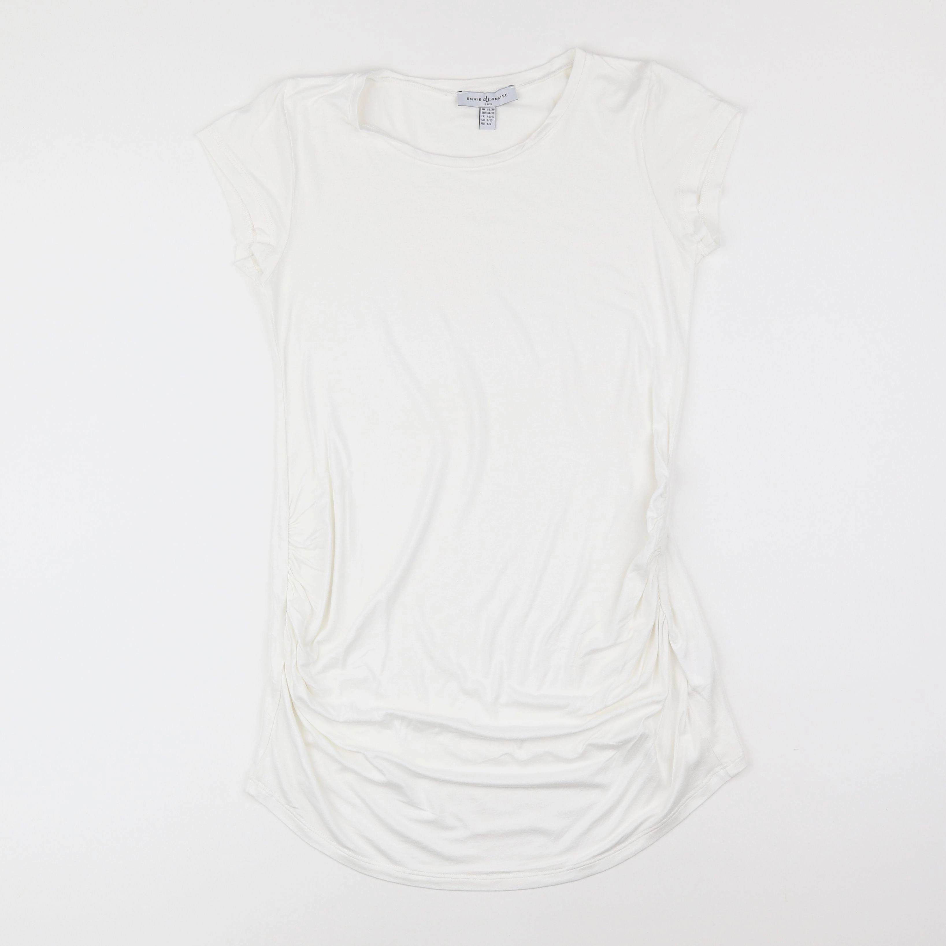 Envie de fraise - tee-shirt grossesse blanc - 36 à 38
