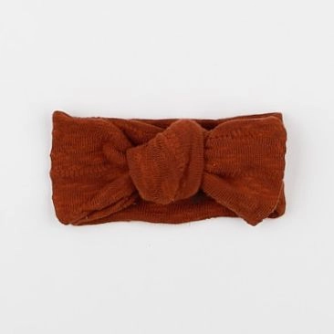 Les petites frenchies - bandeau marron - 0/6 mois