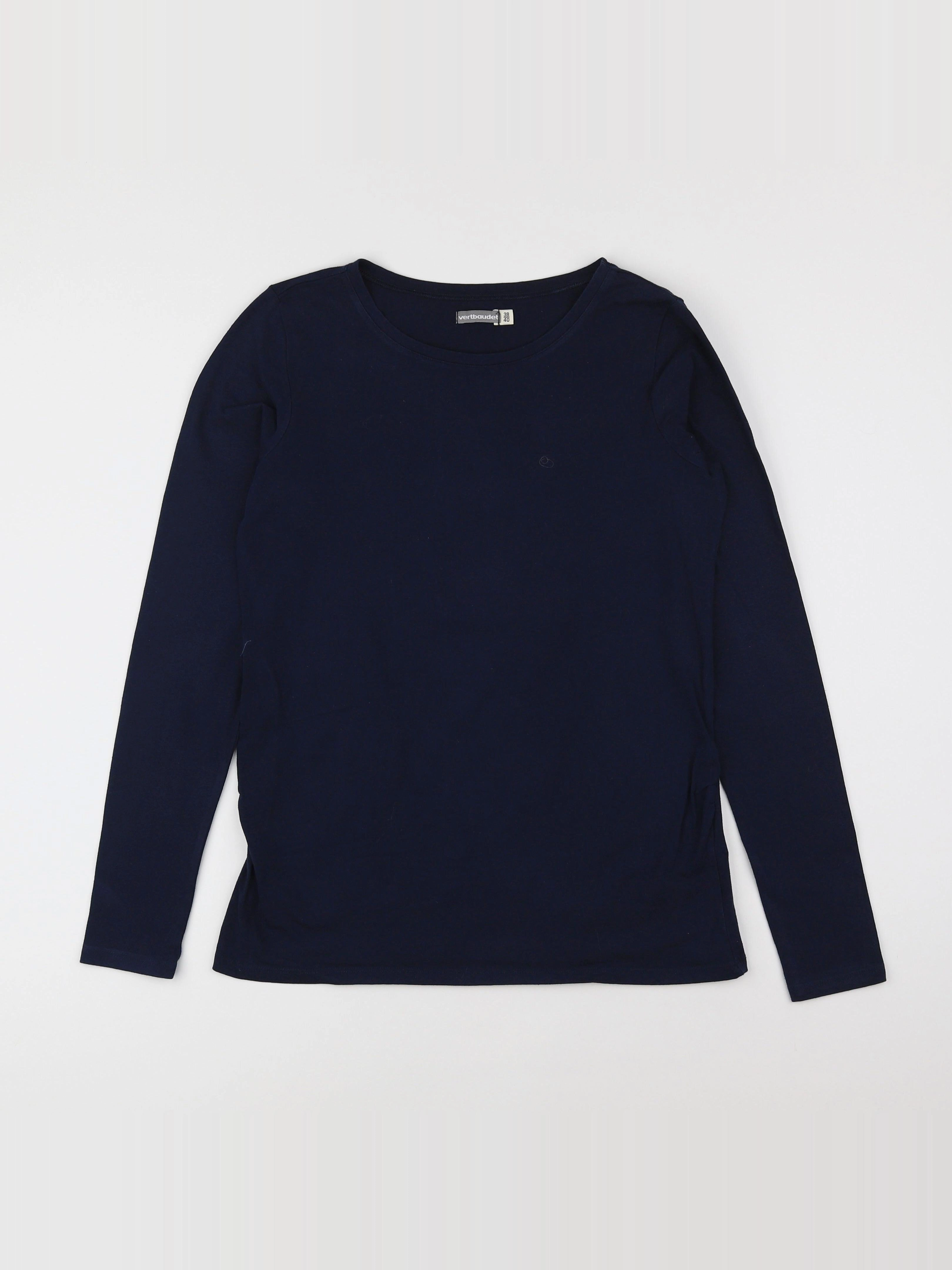 Vertbaudet - tee-shirt grossesse bleu - 38 à 40