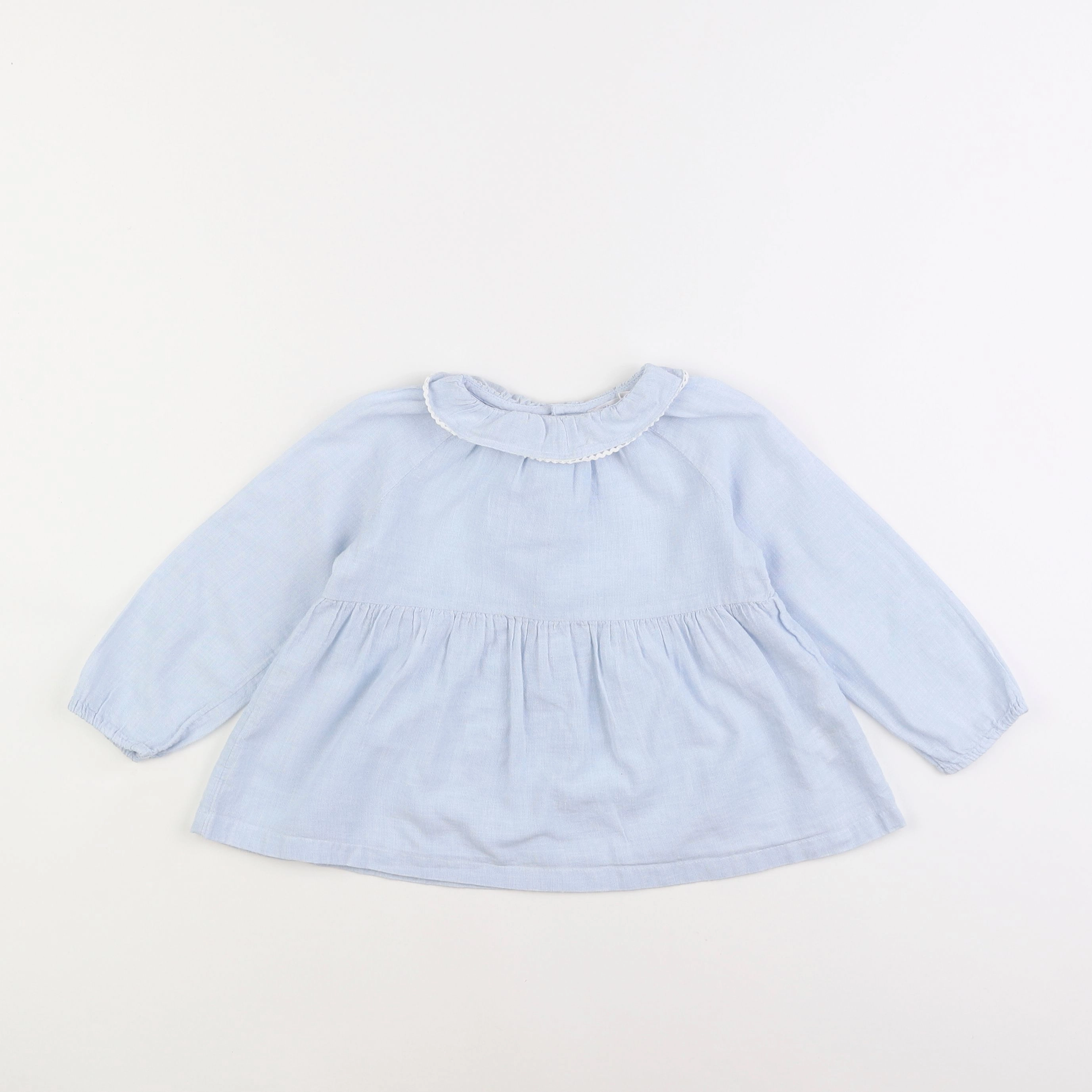 Boutchou - blouse bleu - 2 ans