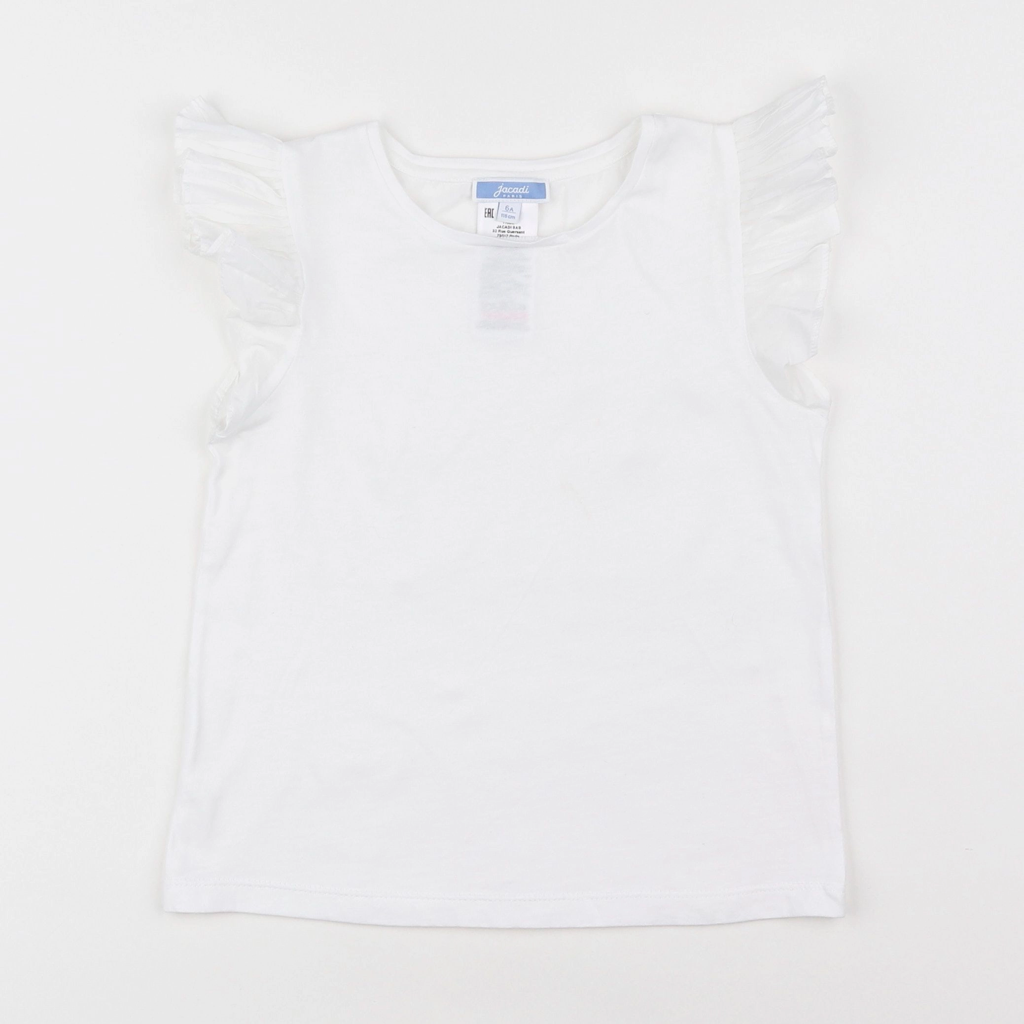 Jacadi - tee-shirt blanc - 6 ans