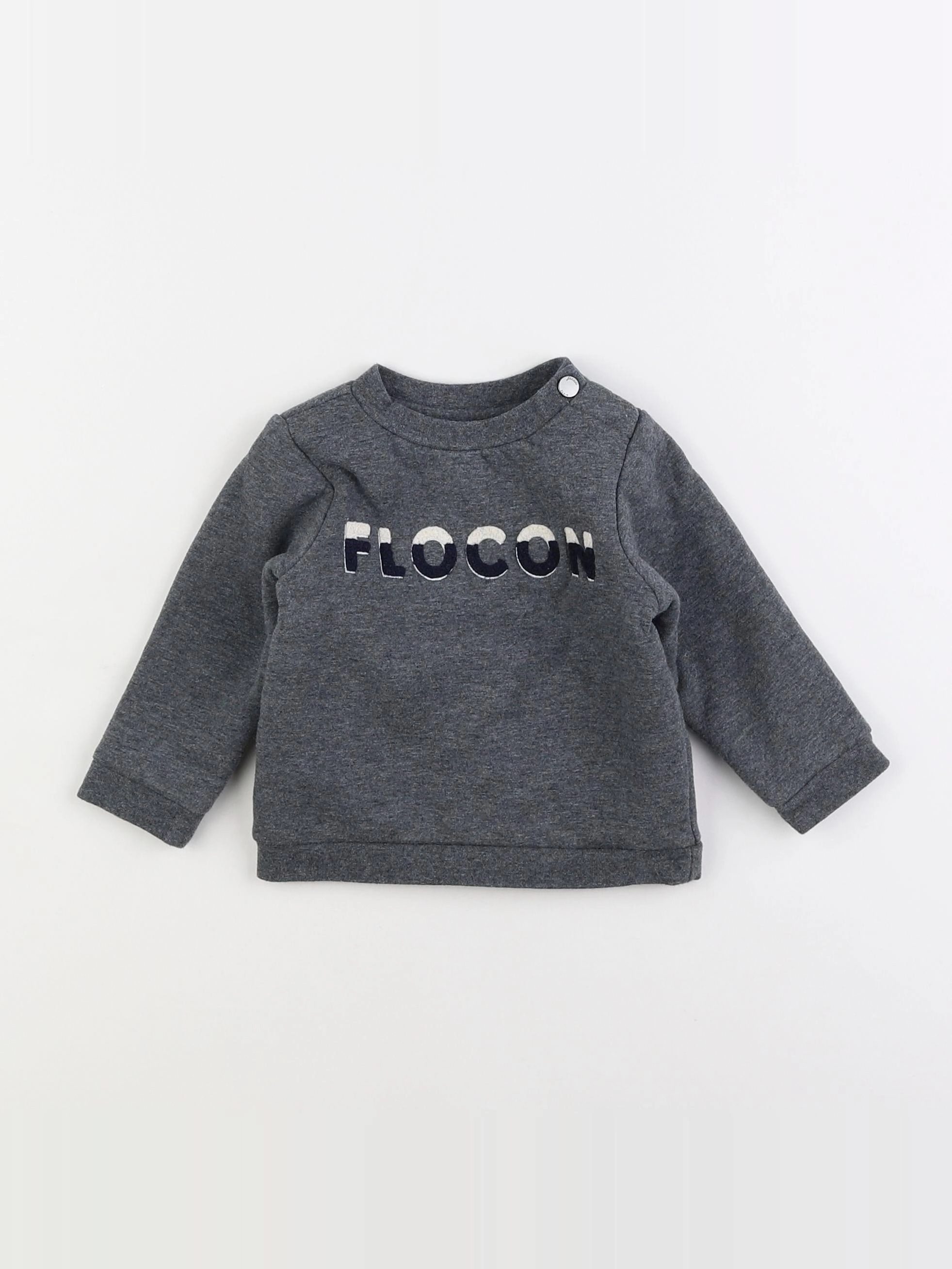 Jacadi - sweat gris - 12 mois