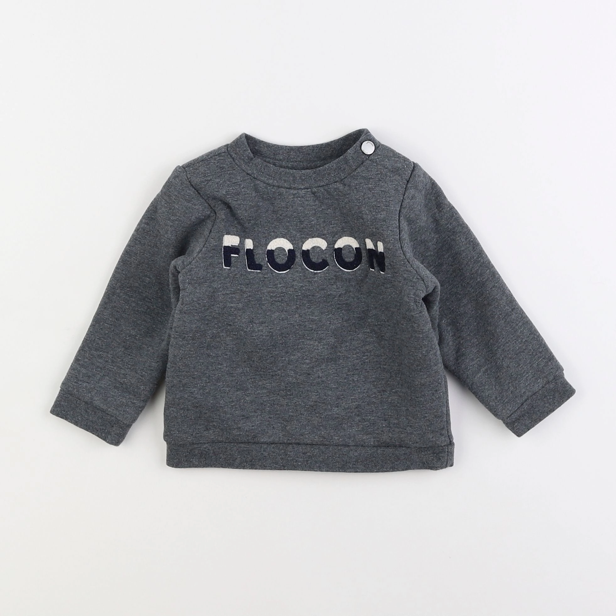 Jacadi - sweat gris - 12 mois