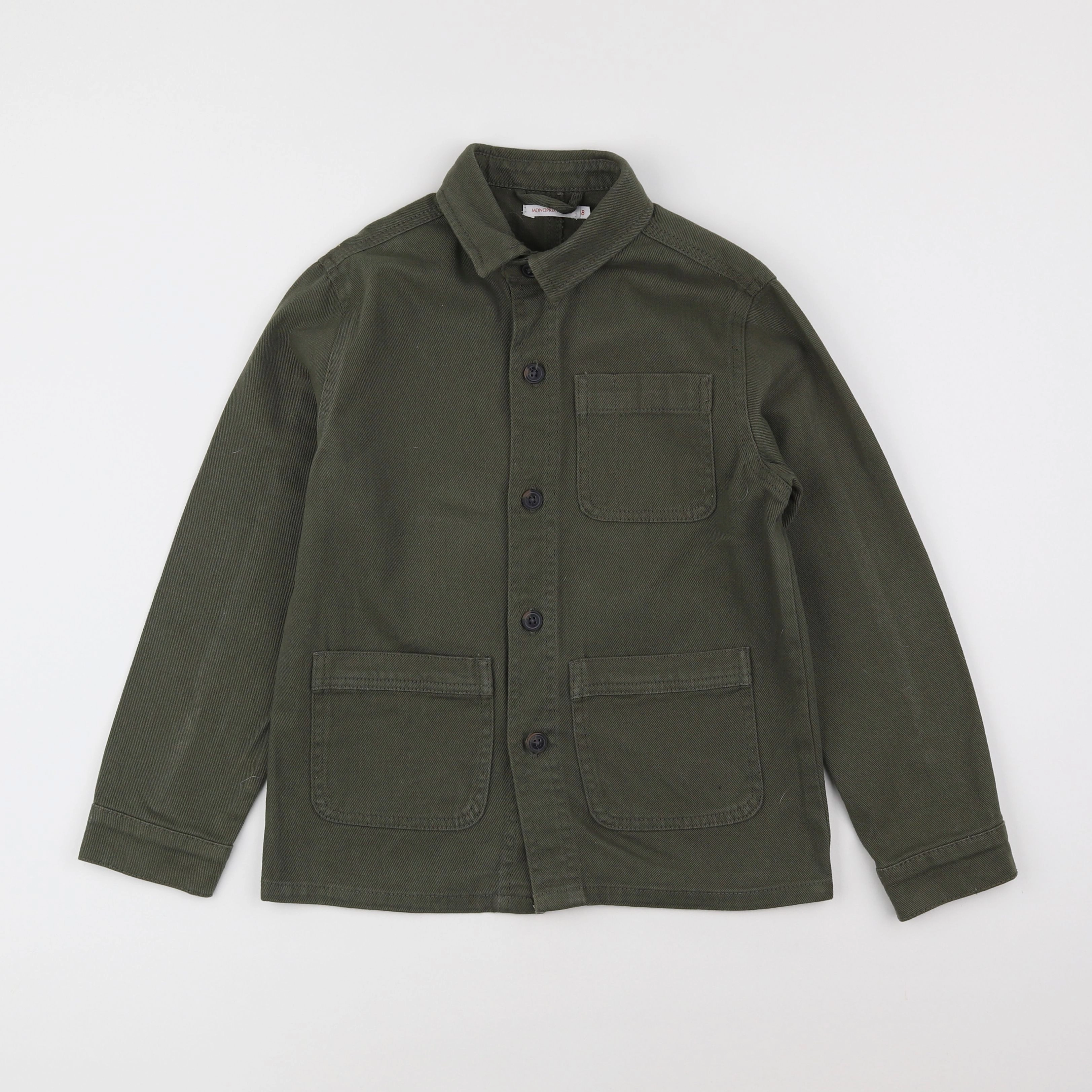 Monoprix - veste vert - 8 ans