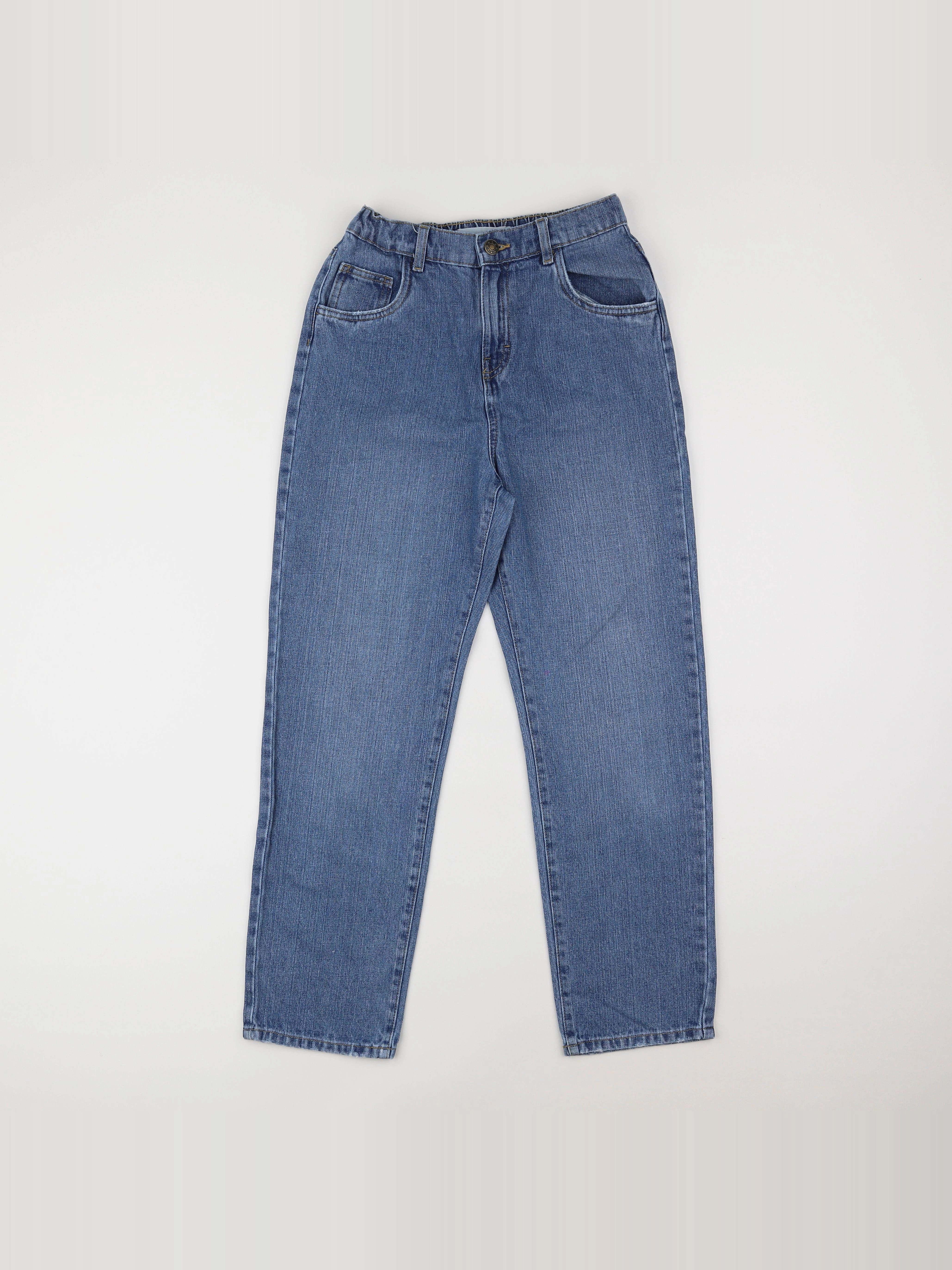 Monoprix - jean gris, bleu - 14 ans