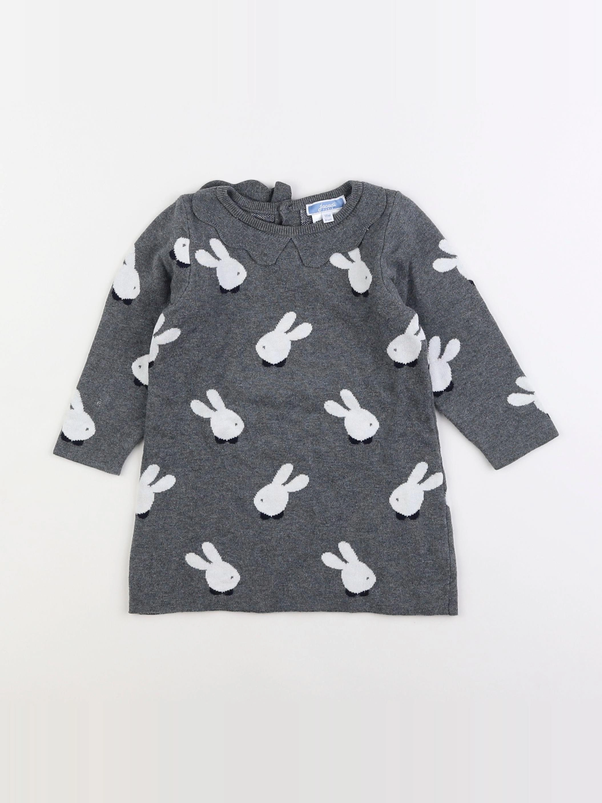 Jacadi - robe gris - 18 mois