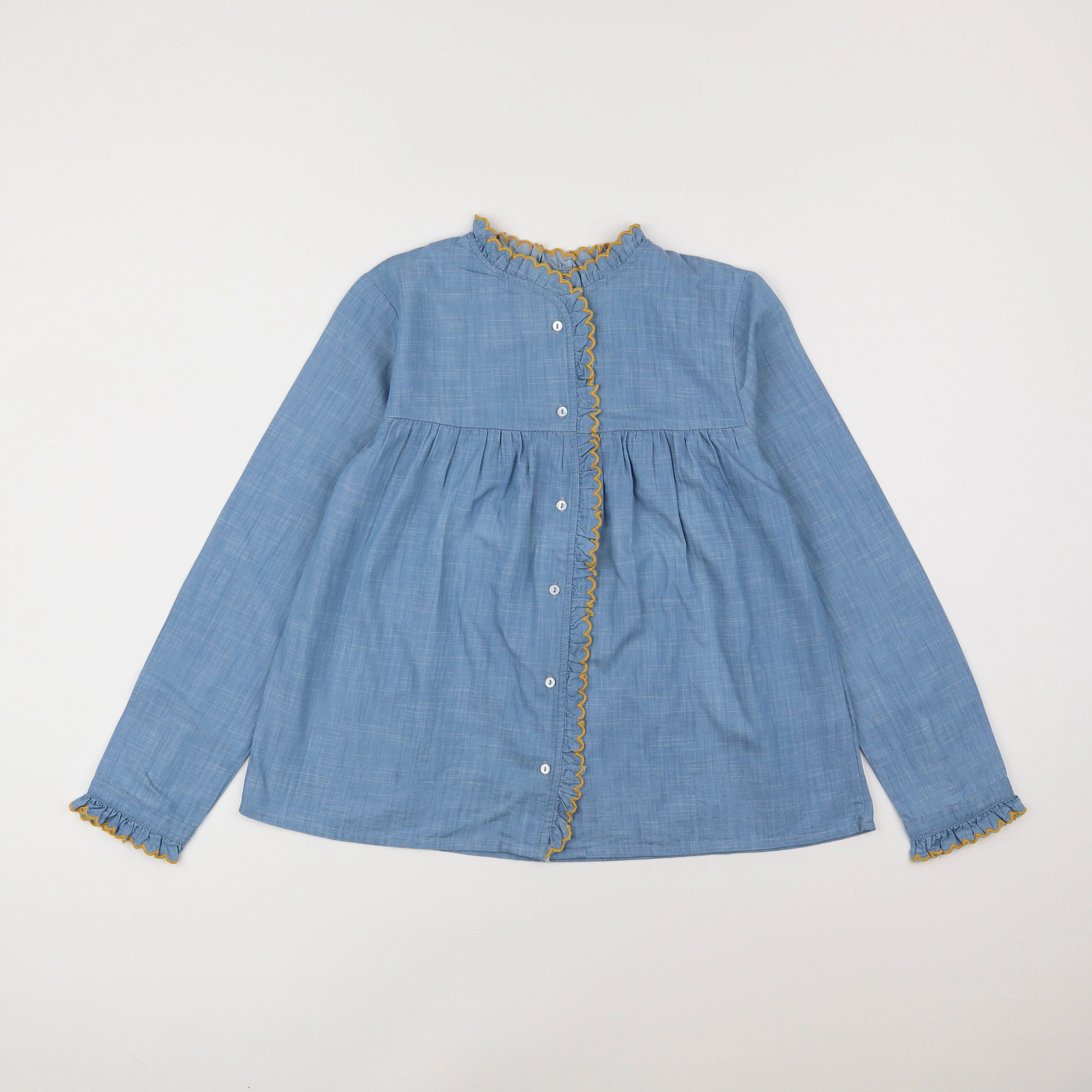 Cyrillus - blouse bleu - 12 ans