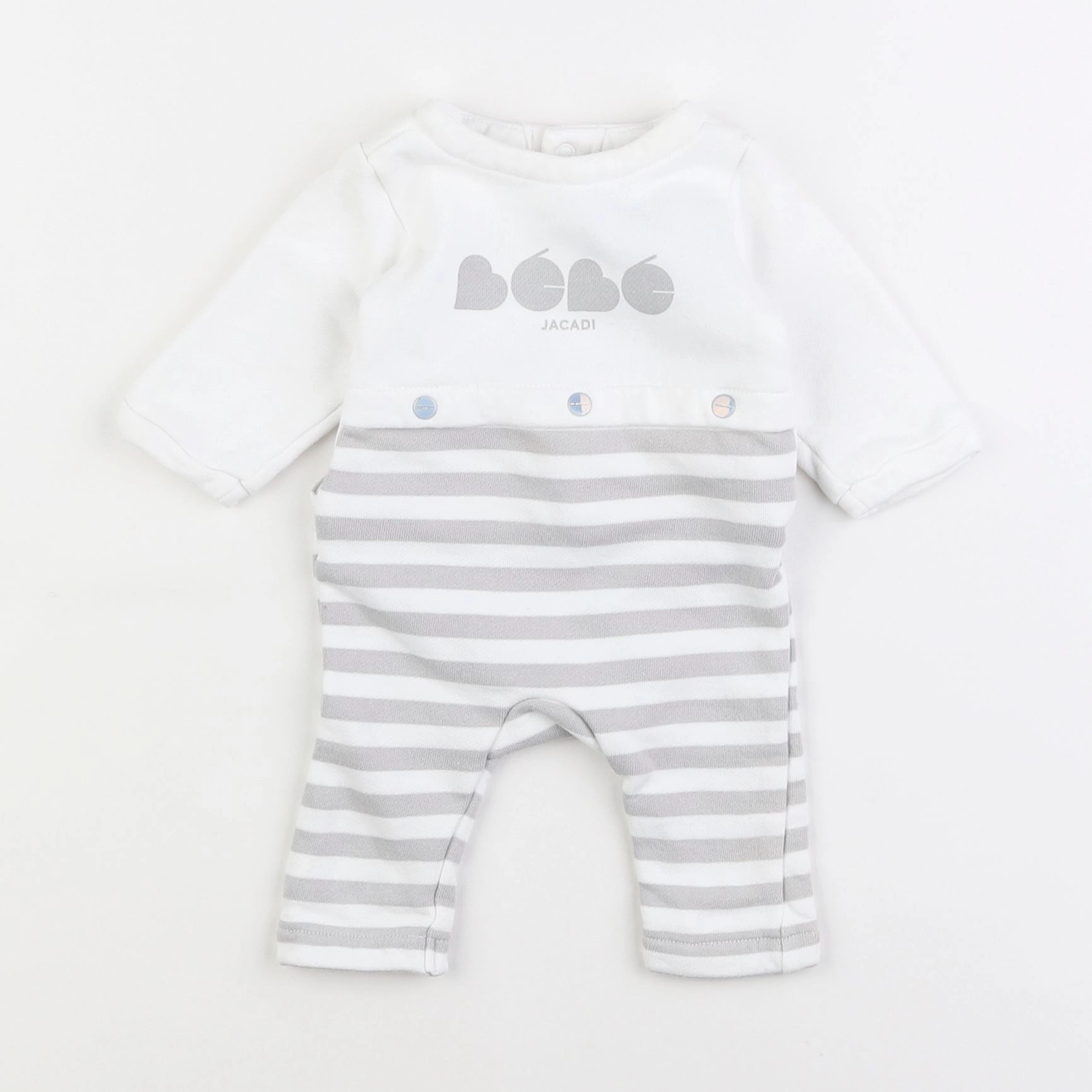 Jacadi - pyjama coton blanc - 1 mois