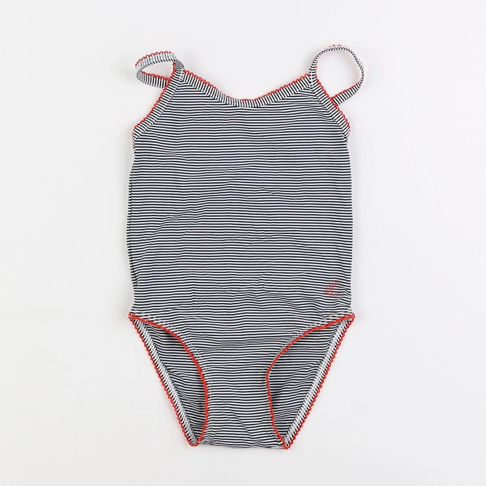 Petit Bateau - maillot de bain bleu, blanc - 2 ans