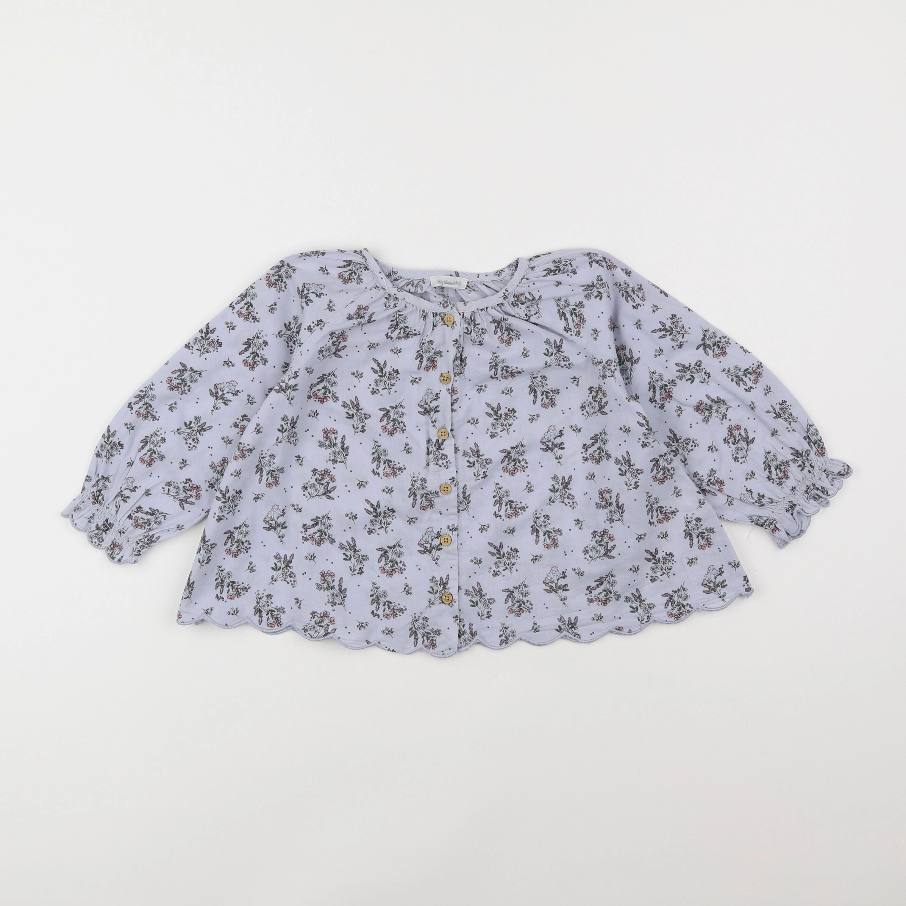 Vertbaudet - blouse violet - 2 ans