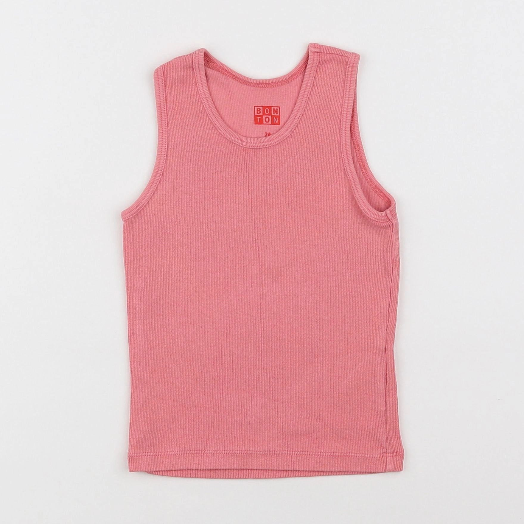 Bonton - maillot de corps rose - 2 ans