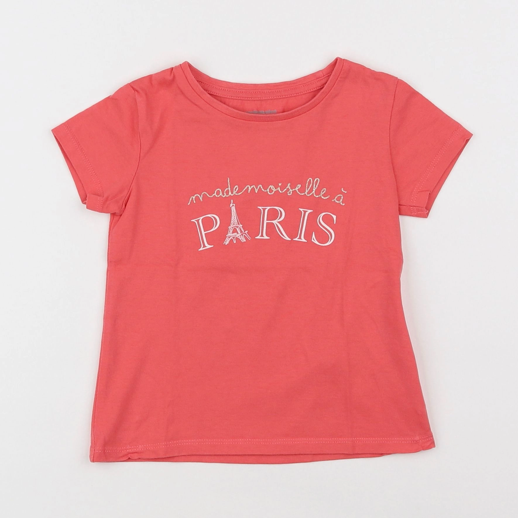 Vertbaudet - tee-shirt rose - 2 ans