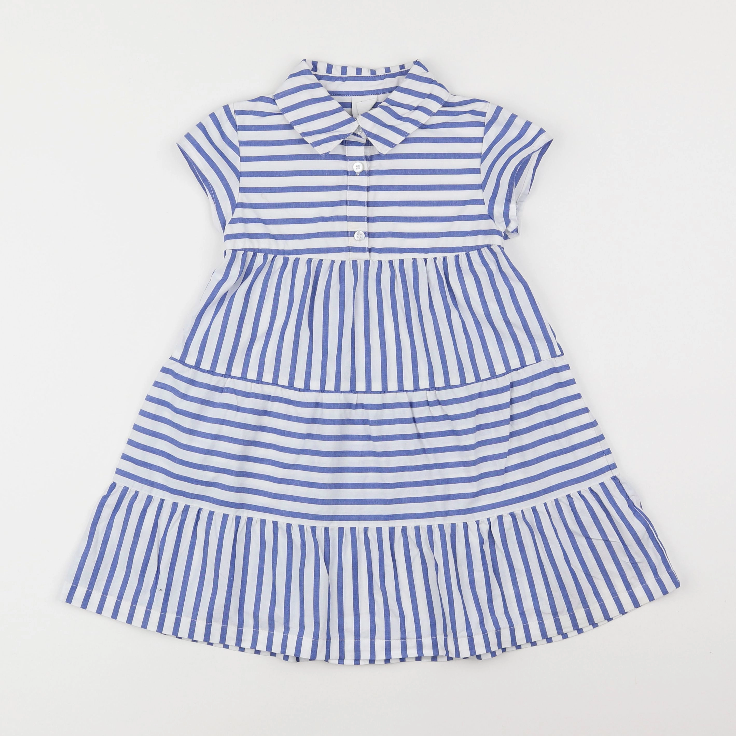 GAP - robe bleu, blanc - 4 ans