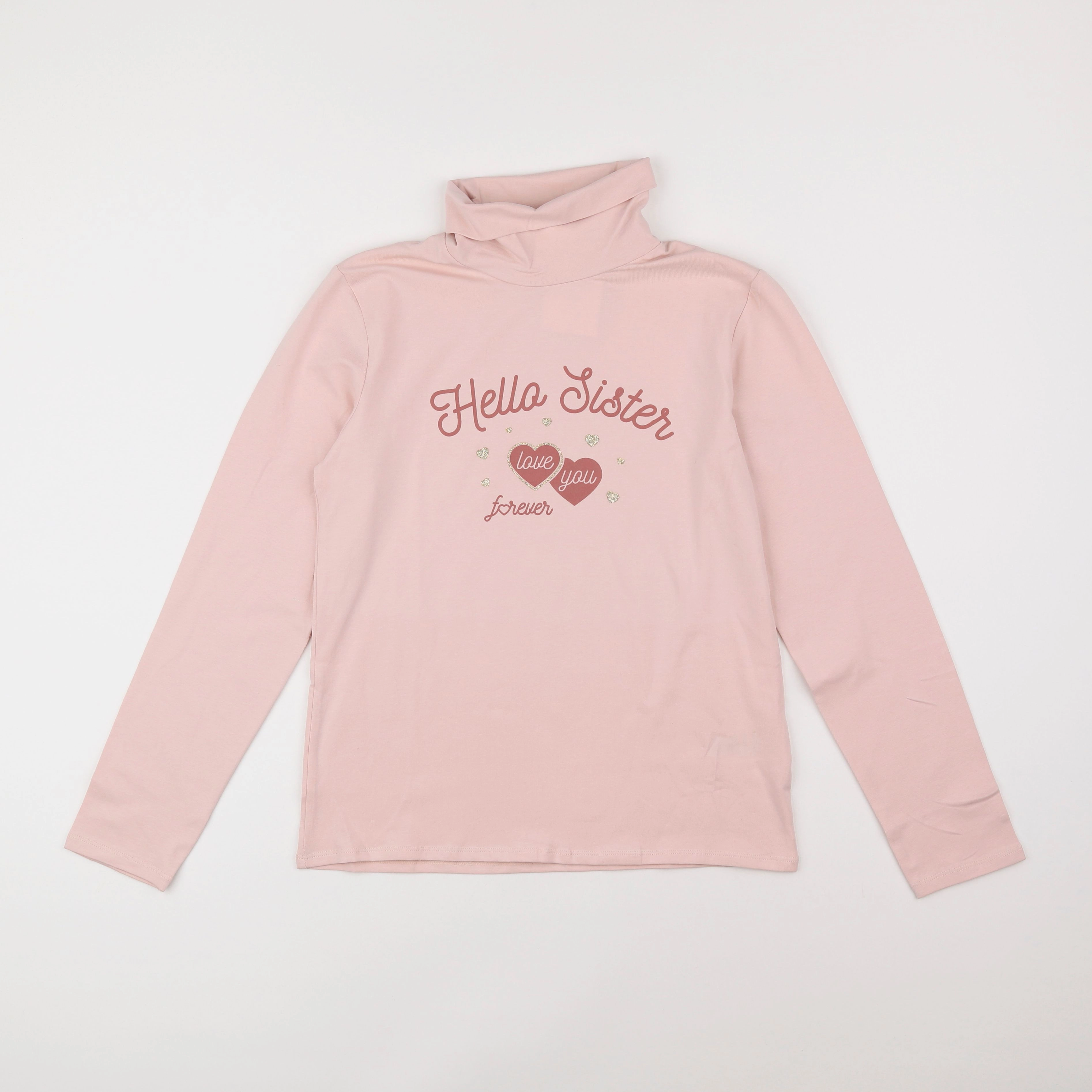 Vertbaudet - sous-pull rose - 14 ans