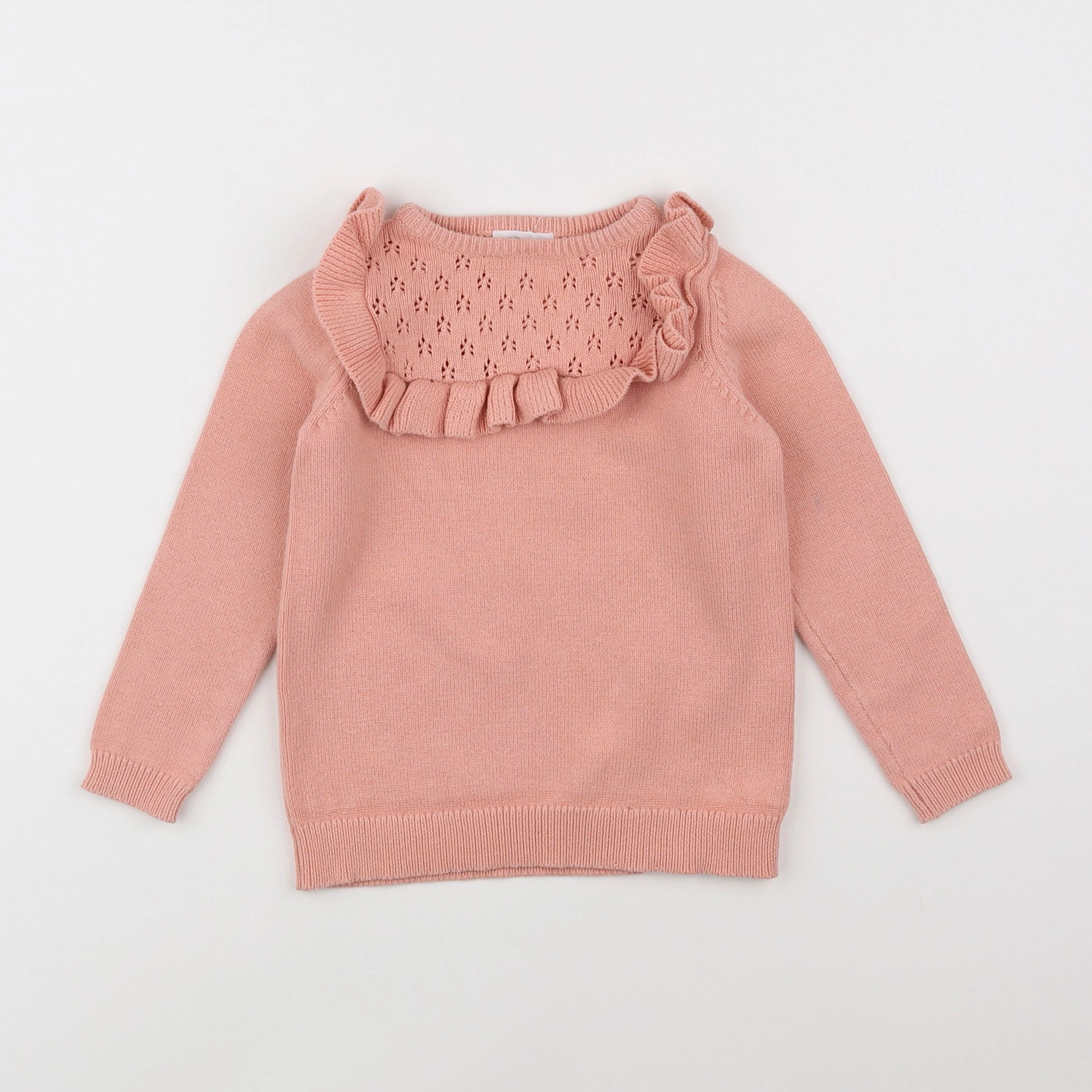 Vertbaudet - pull rose - 4 ans