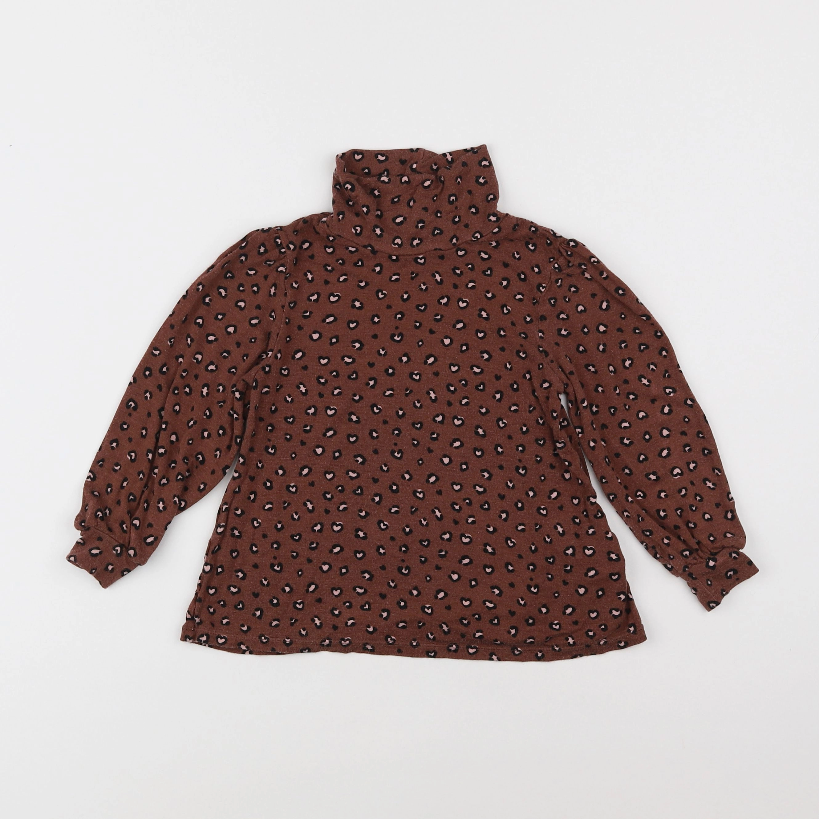 Vertbaudet - sous-pull marron - 4 ans