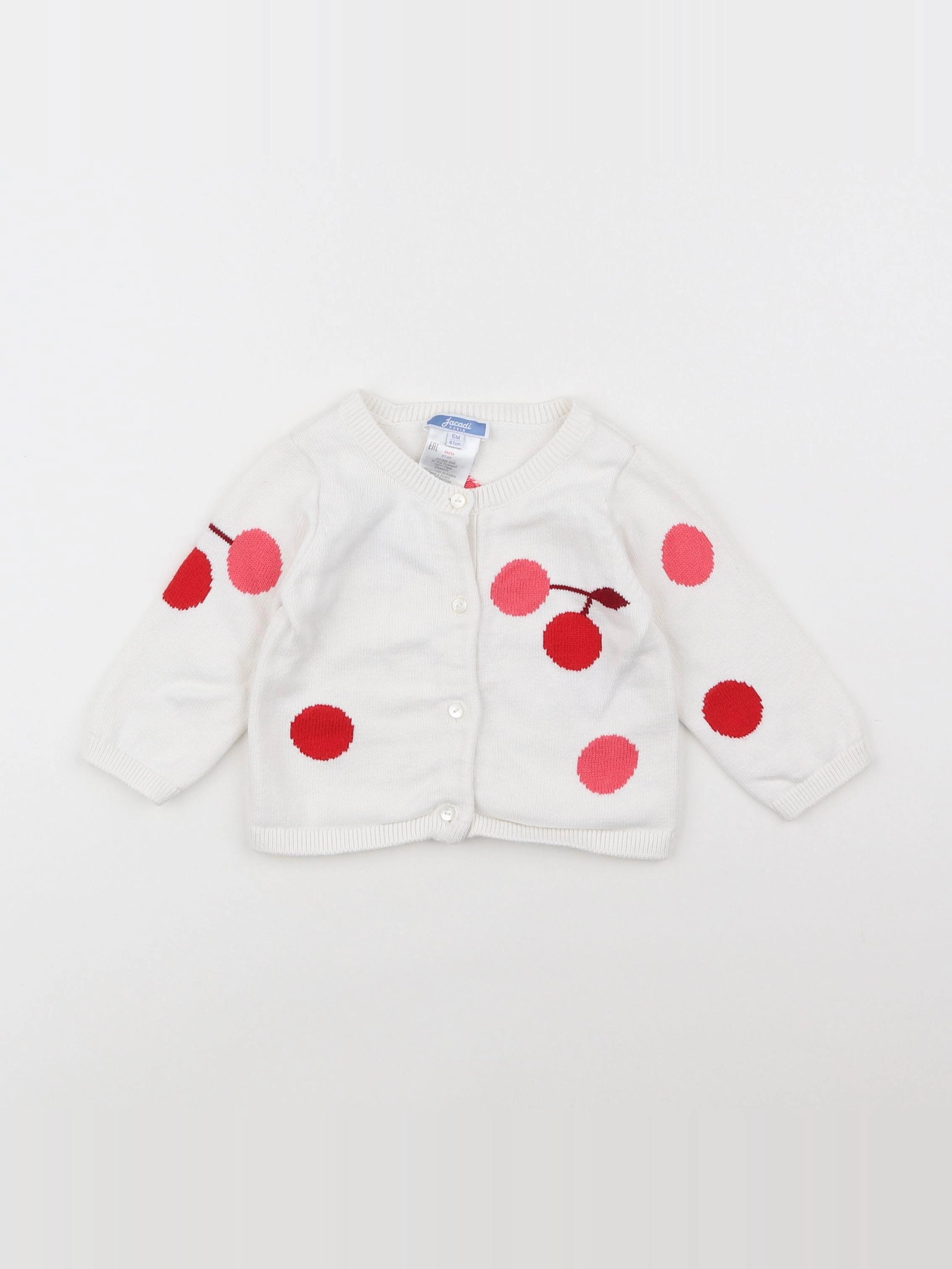Jacadi - gilet multicolore - 6 mois