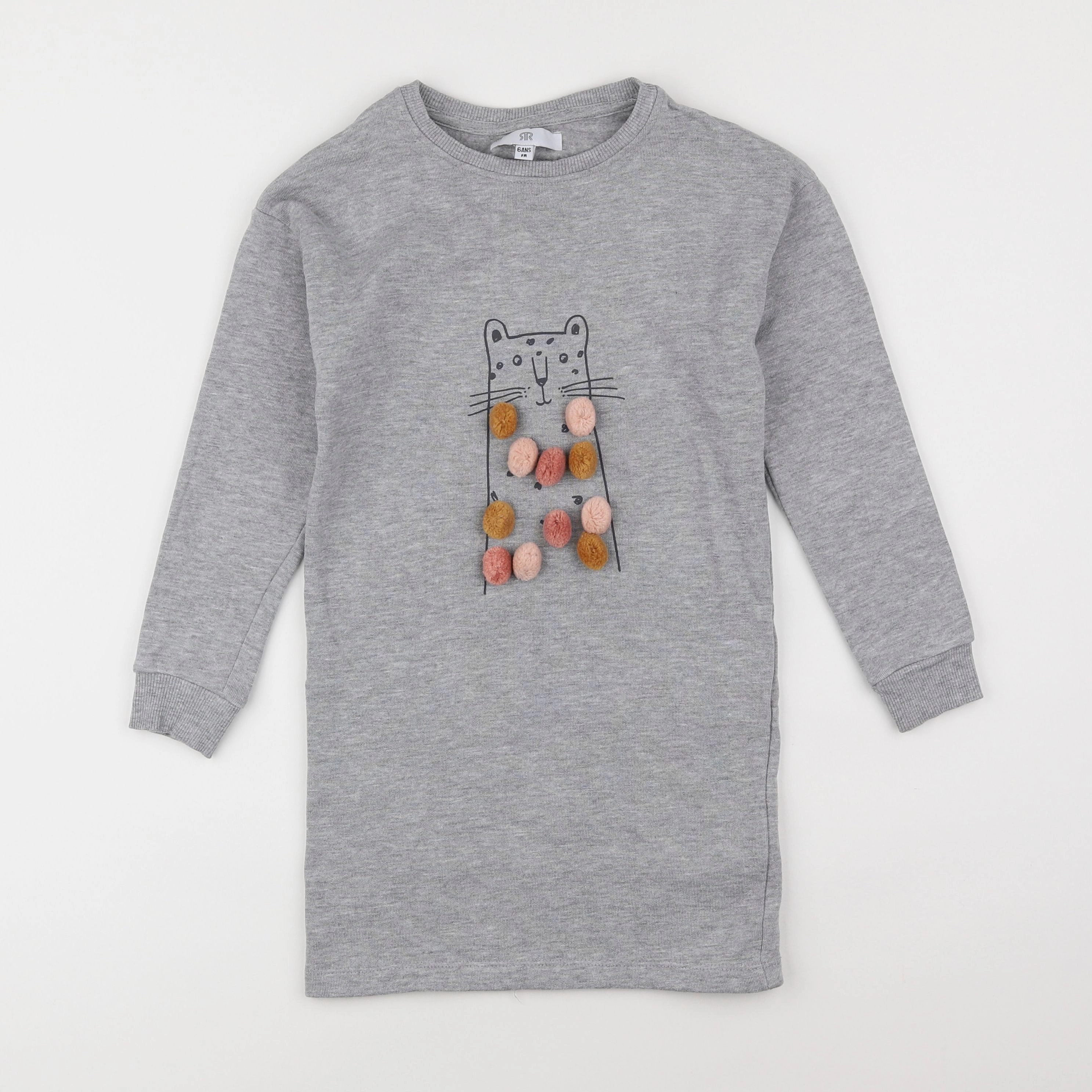 La Redoute - robe gris - 6 ans