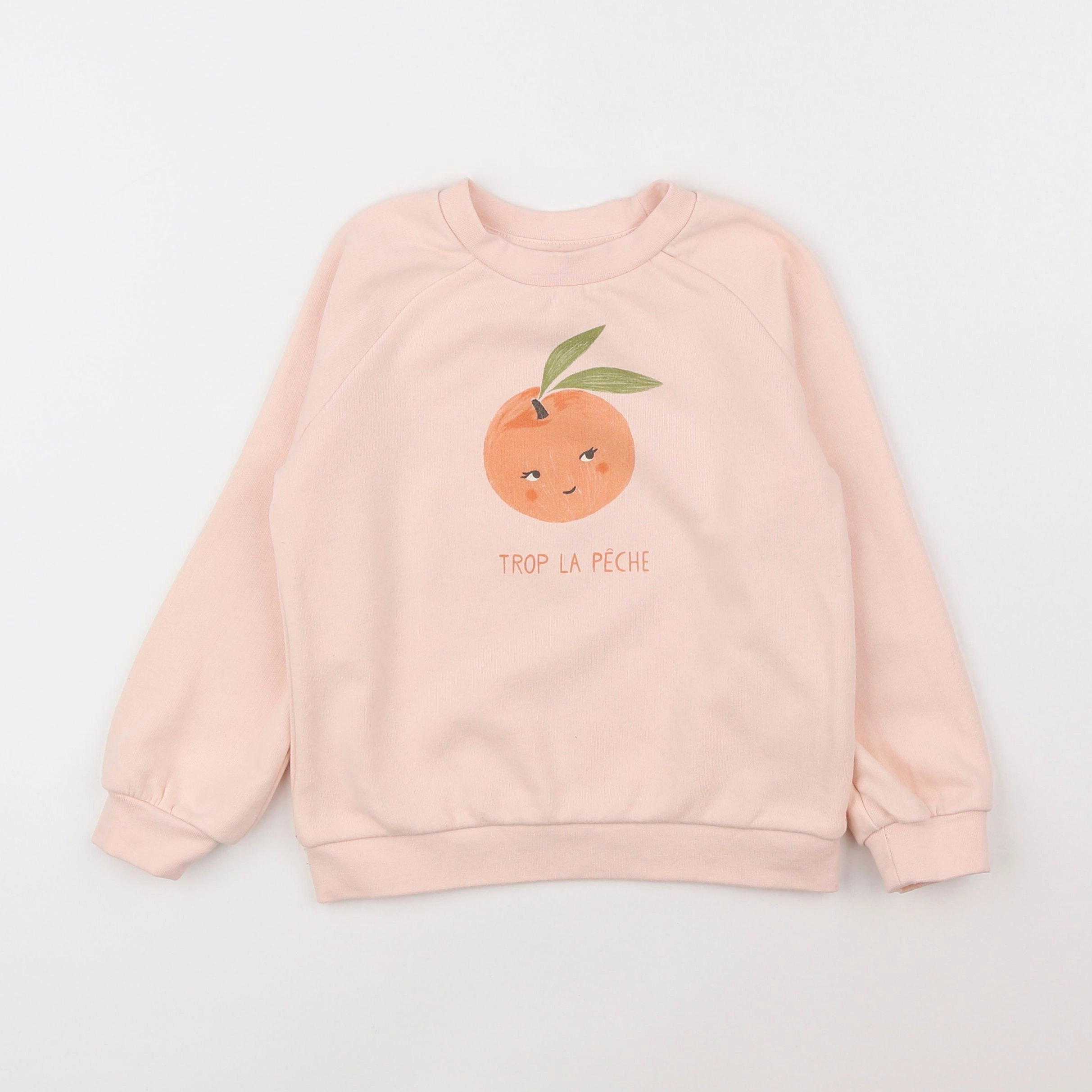 Vertbaudet - sweat rose - 4 ans