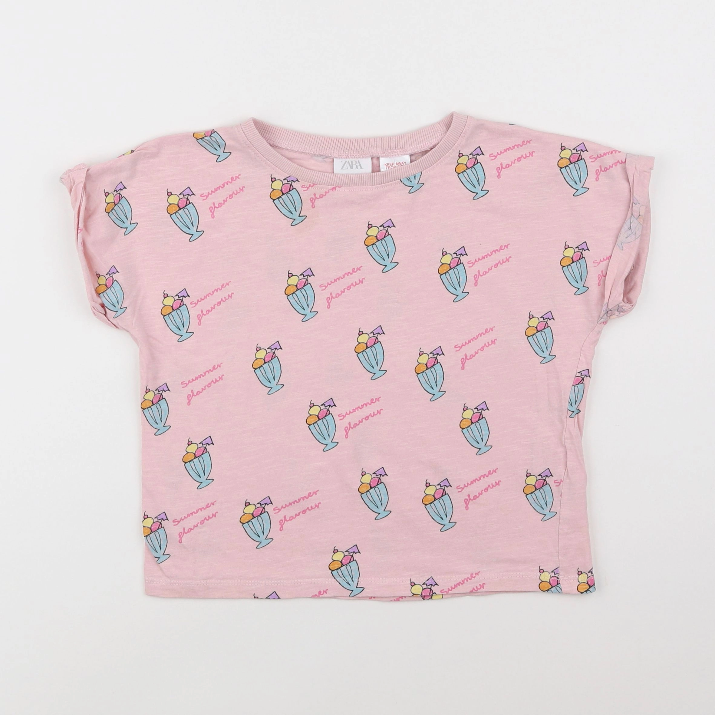 Zara - tee-shirt multicolore - 3/4 ans