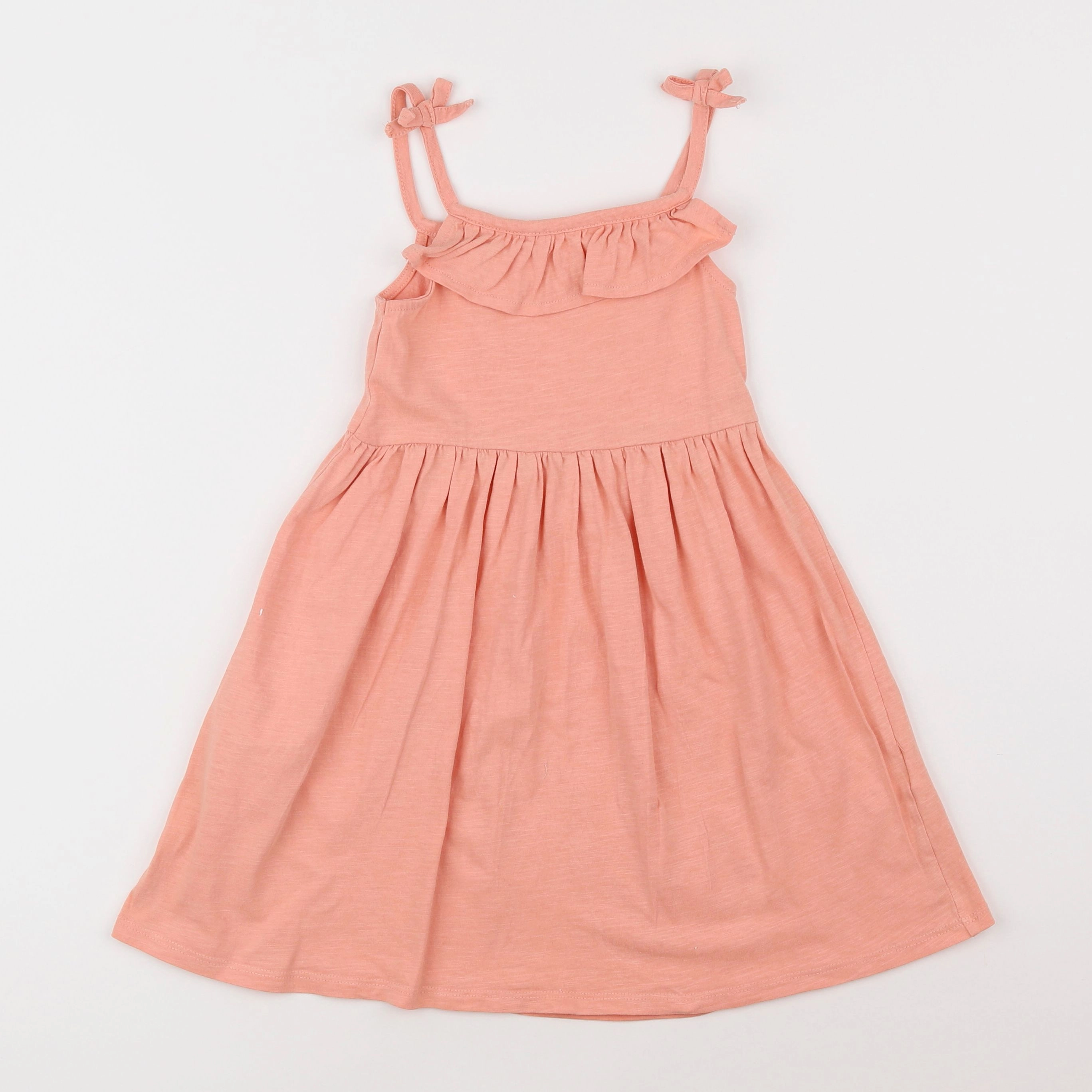 Vertbaudet - robe orange - 4 ans