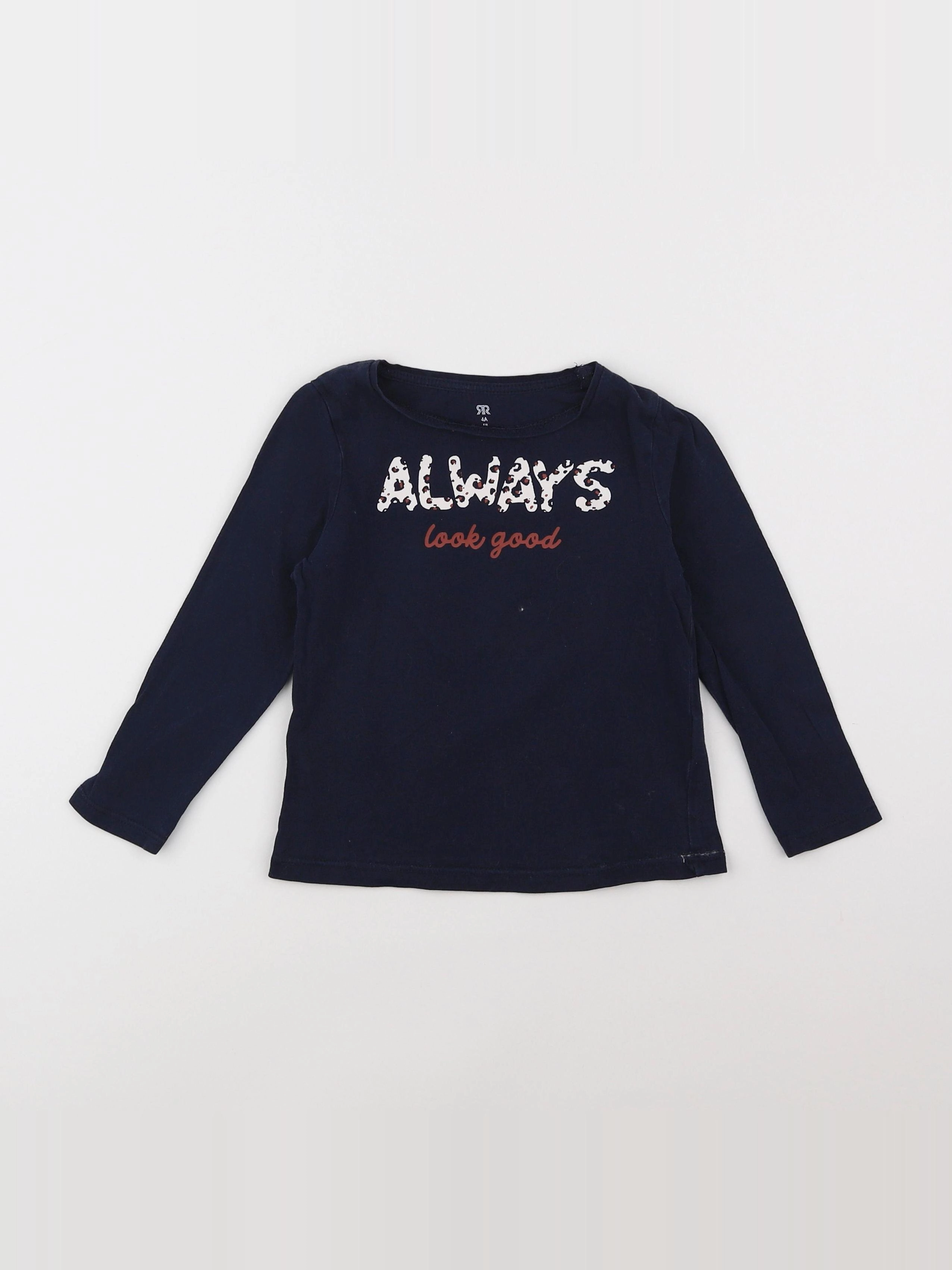La Redoute - tee-shirt bleu - 4 ans