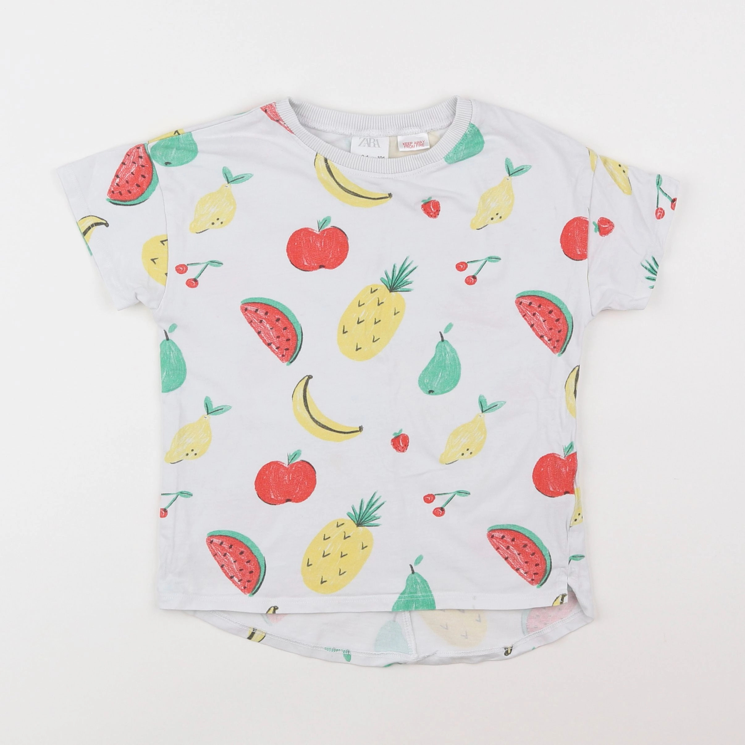 Zara - tee-shirt multicolore - 3/4 ans