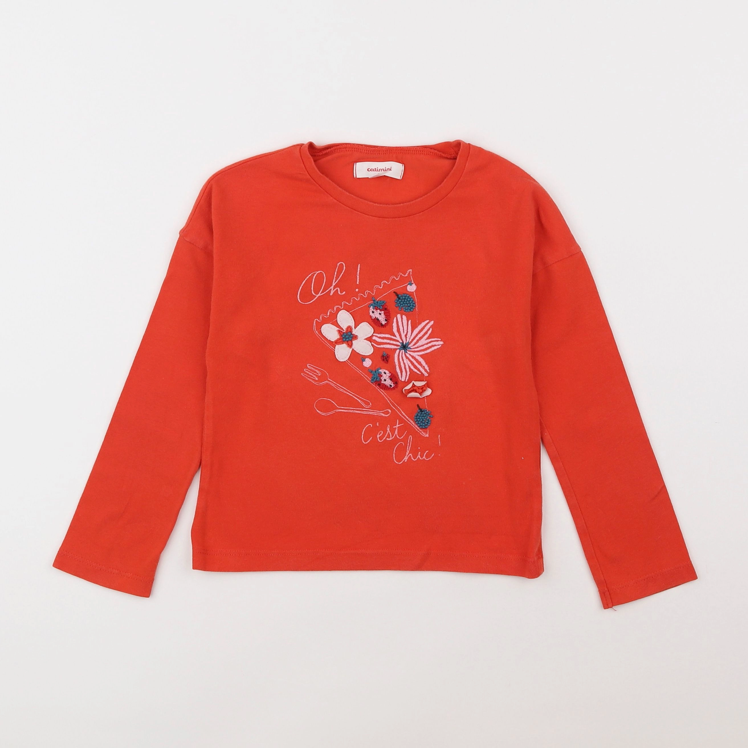 Catimini - tee-shirt orange - 5 ans