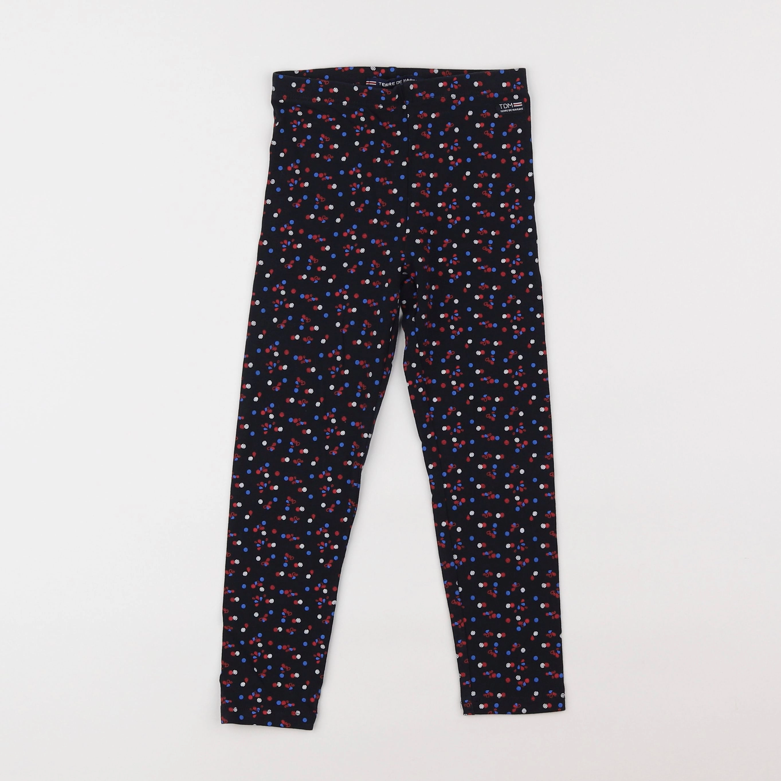 Terre de marins - legging bleu - 5 ans