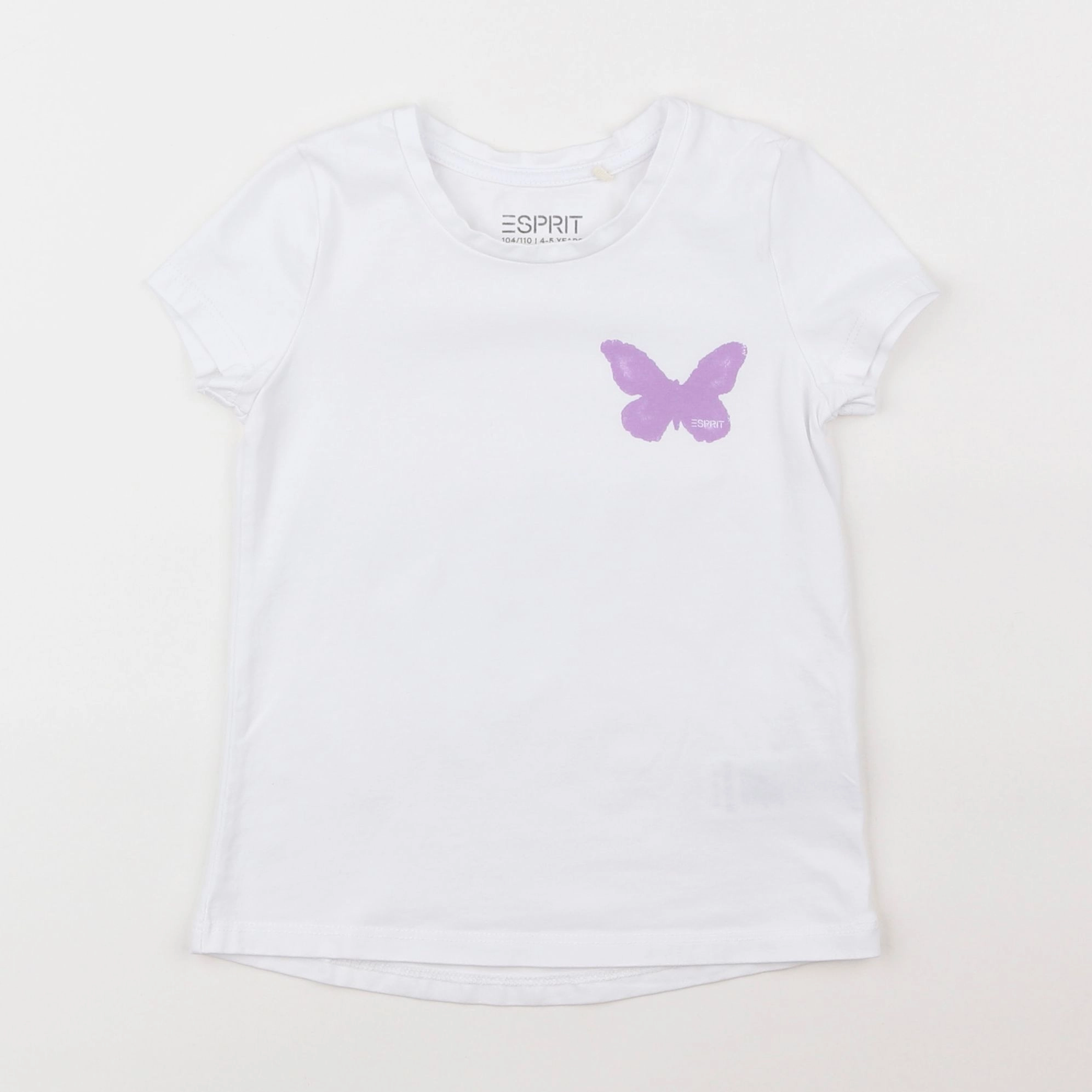 Esprit - tee-shirt blanc - 4/5 ans