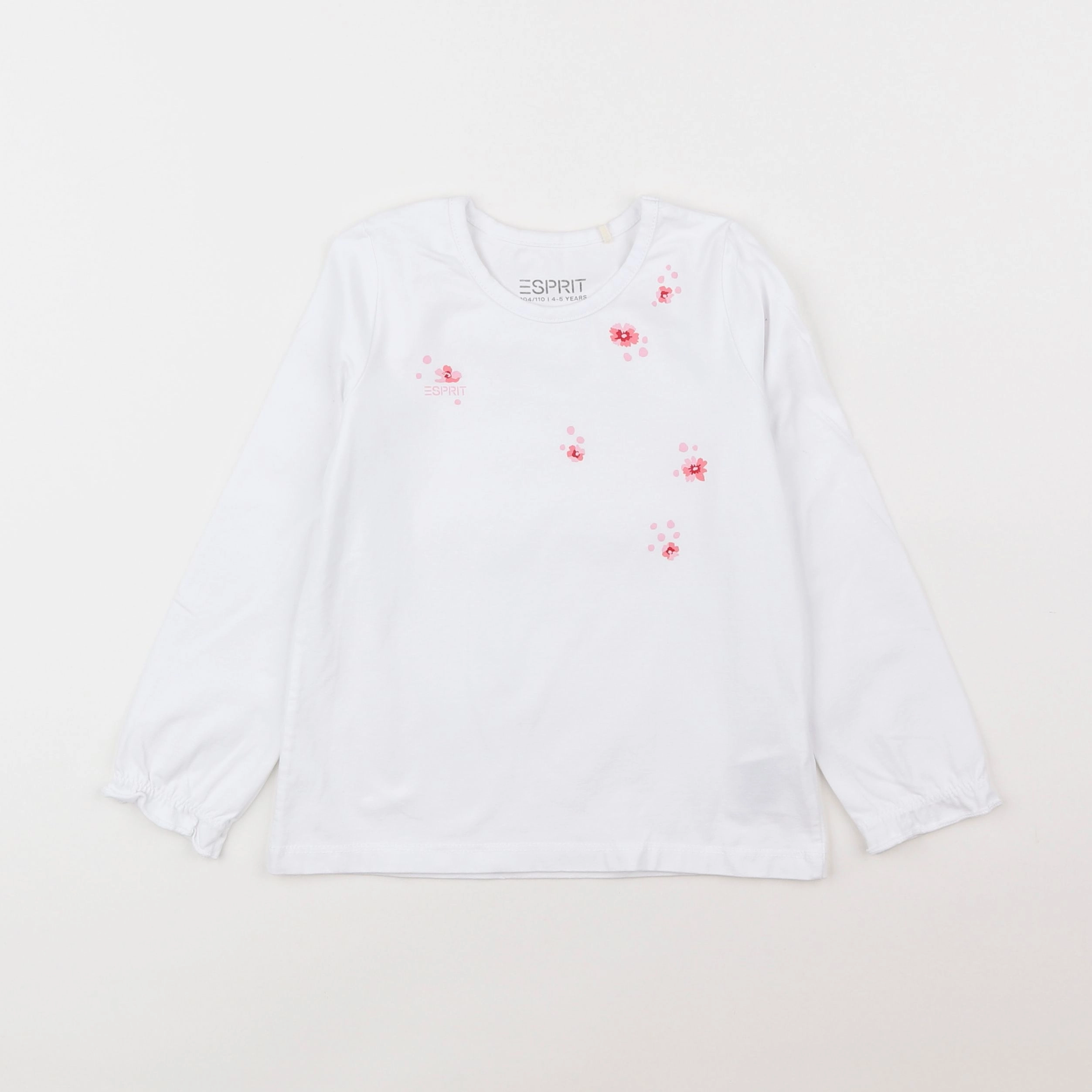 Esprit - tee-shirt blanc - 4/5 ans