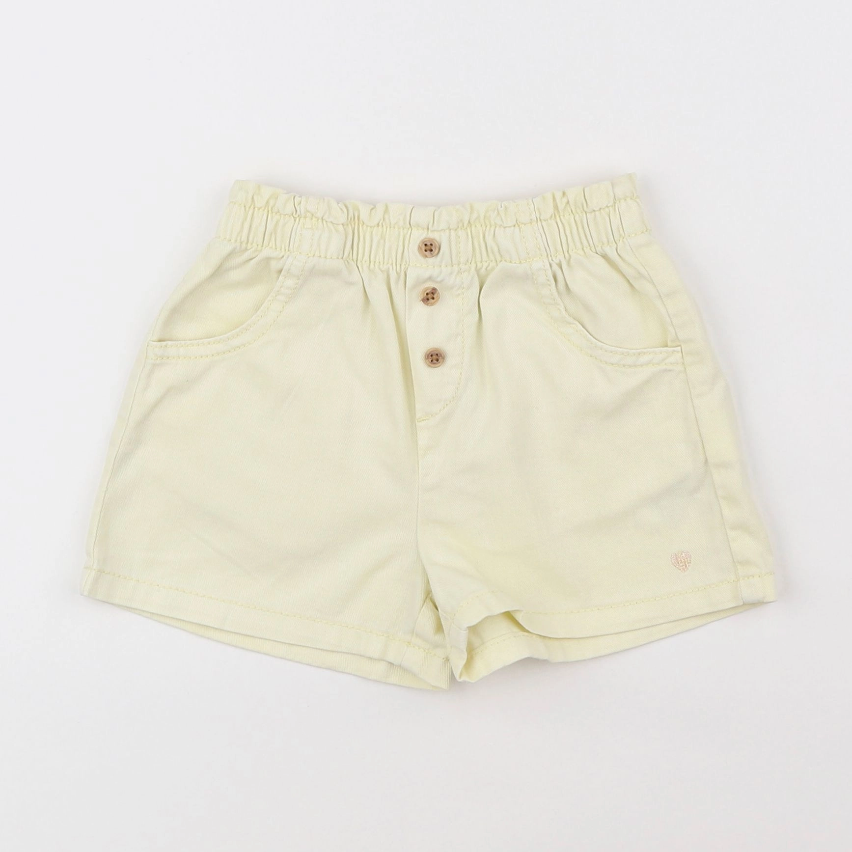 Vertbaudet - short jaune - 3 ans