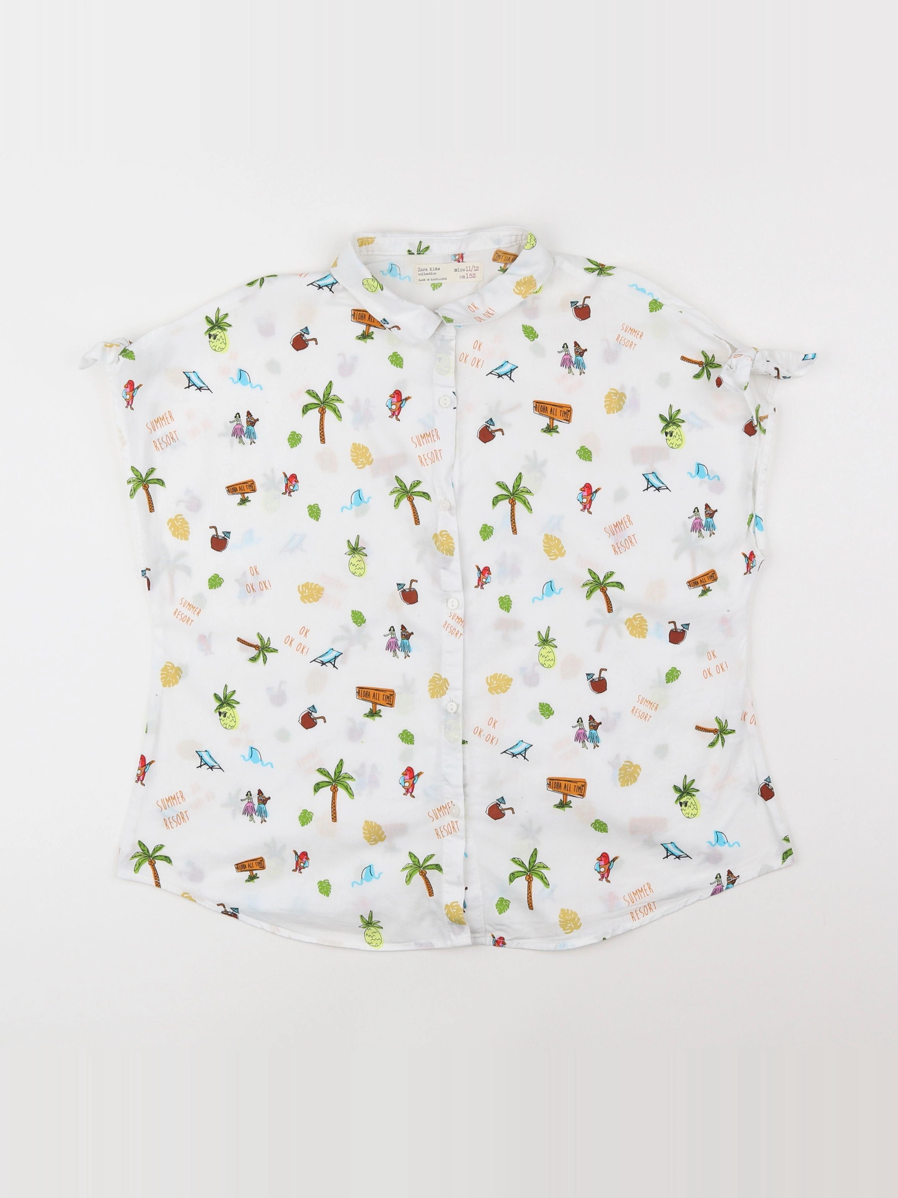Zara - chemise blanc - 11/12 ans