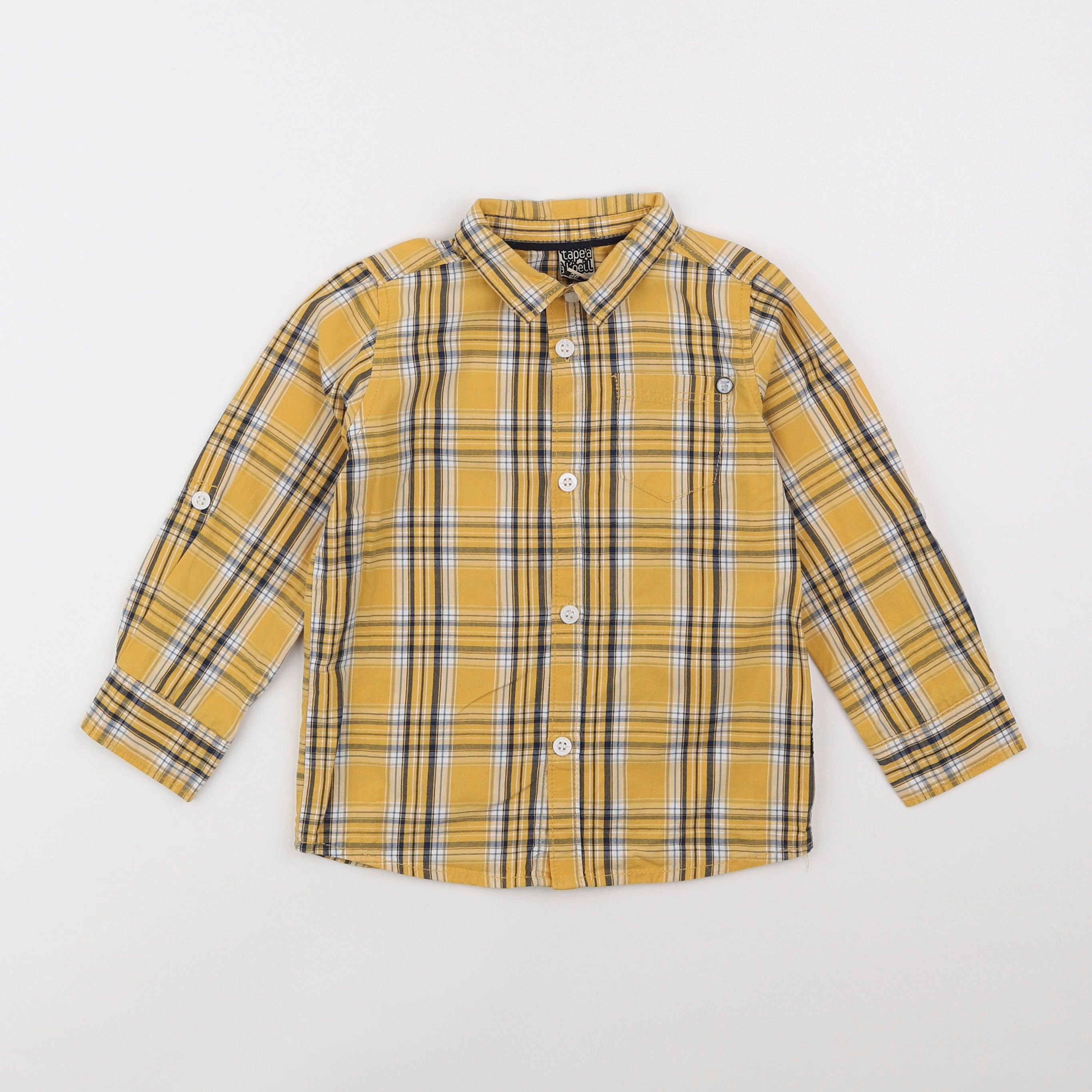 Tape à l'oeil - chemise jaune - 3 ans