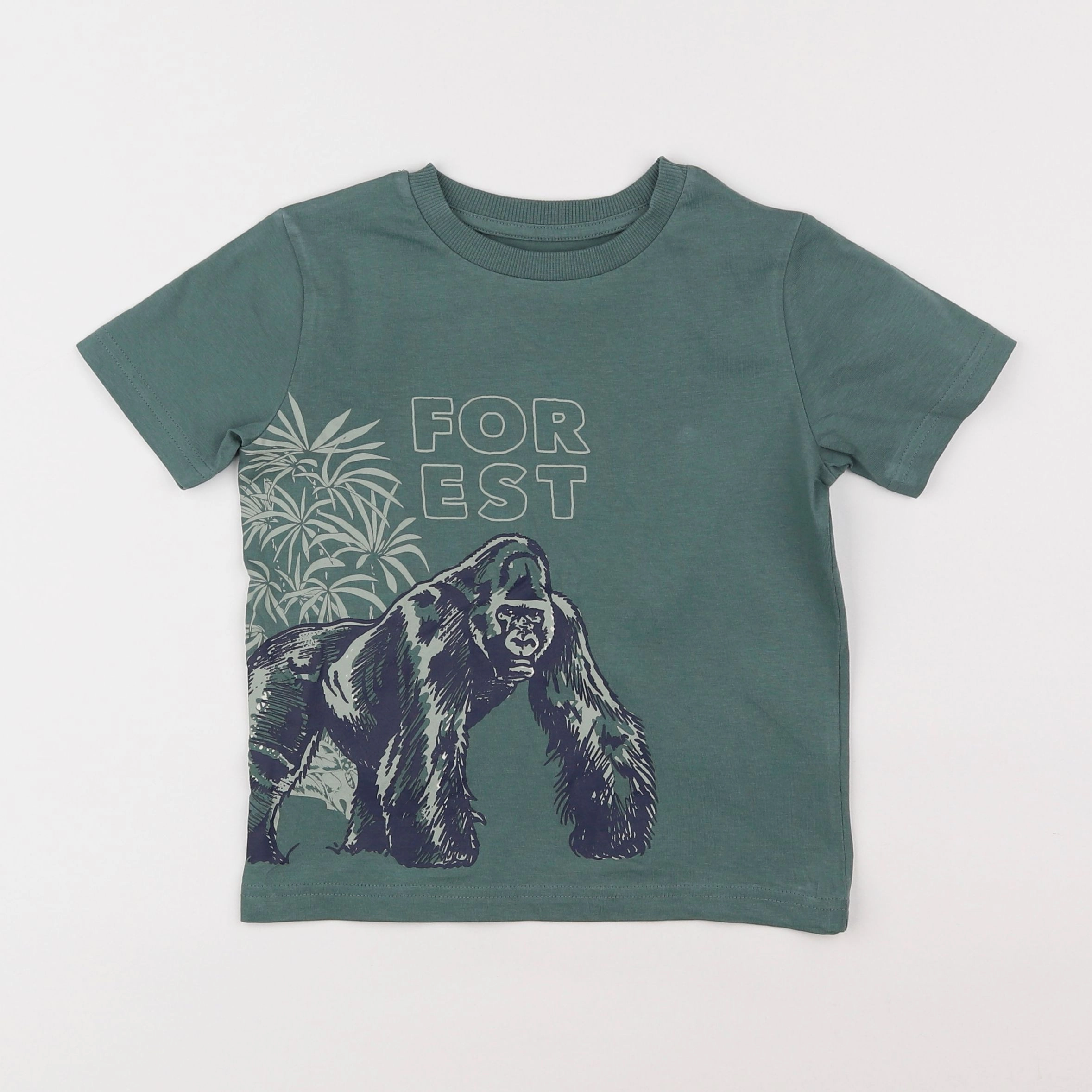 Vertbaudet - tee-shirt vert - 5 ans