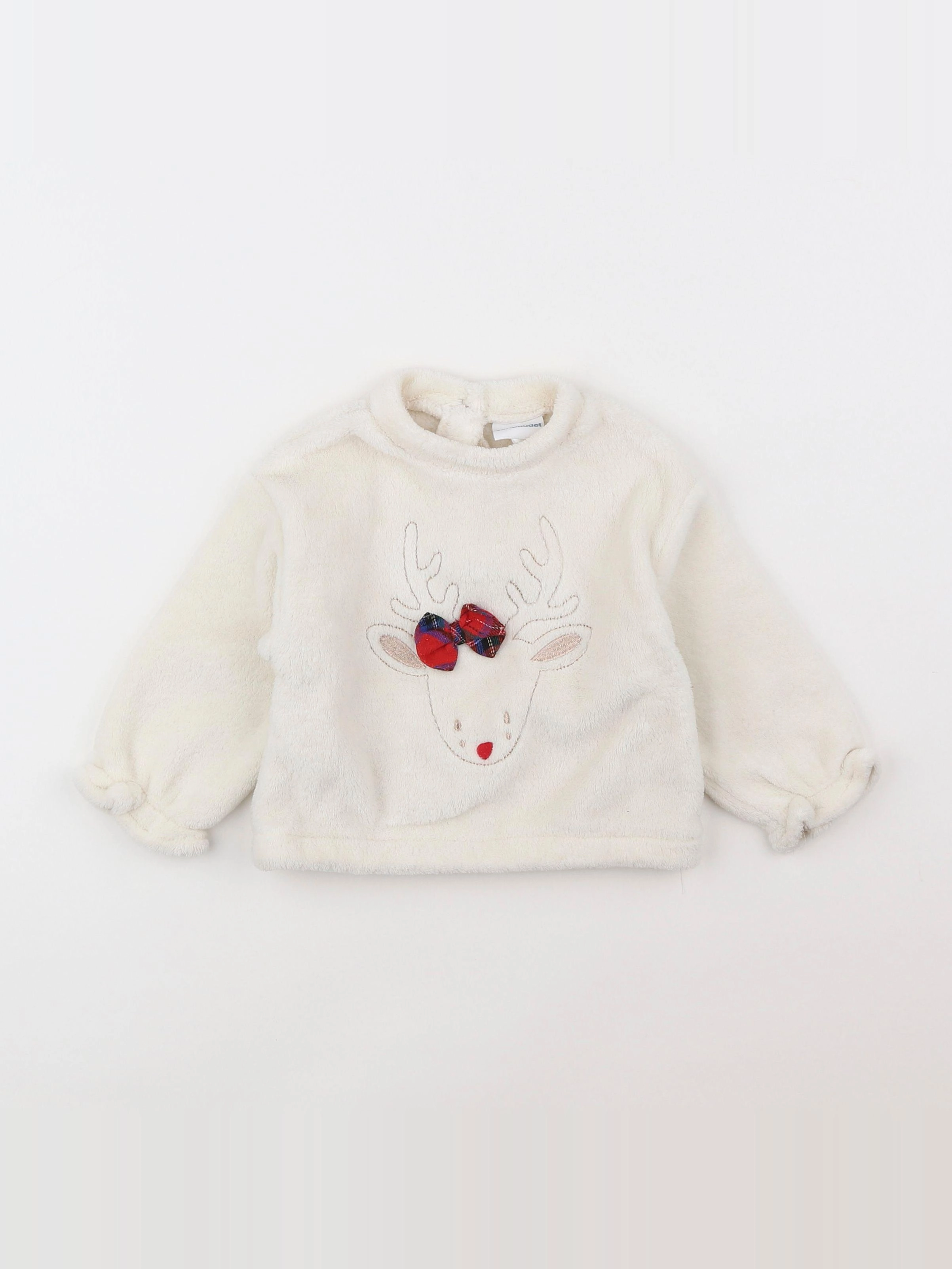 Vertbaudet - pull beige - 18 mois