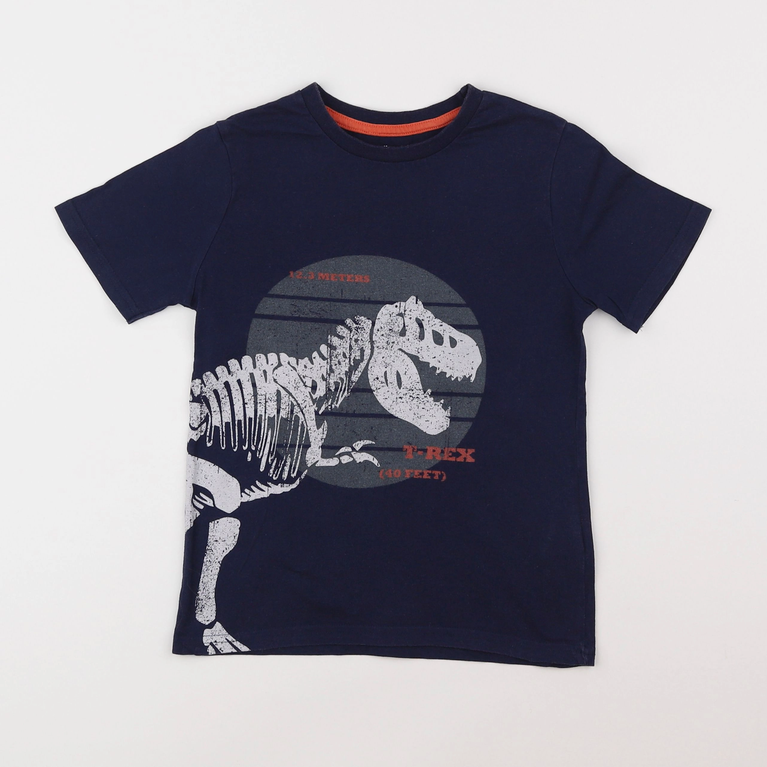 Vertbaudet - tee-shirt bleu - 8 ans