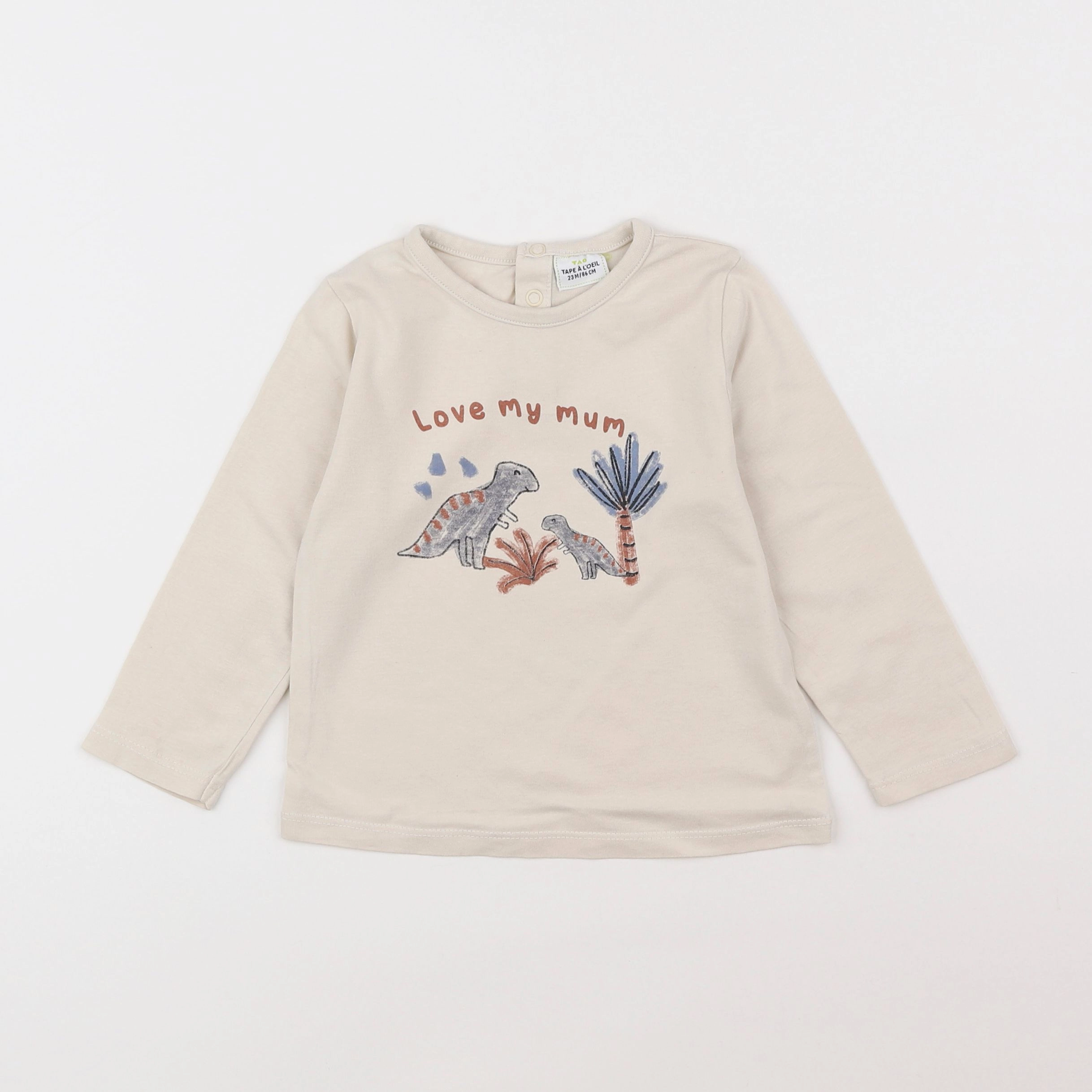 Tape à l'oeil - tee-shirt beige - 2 ans